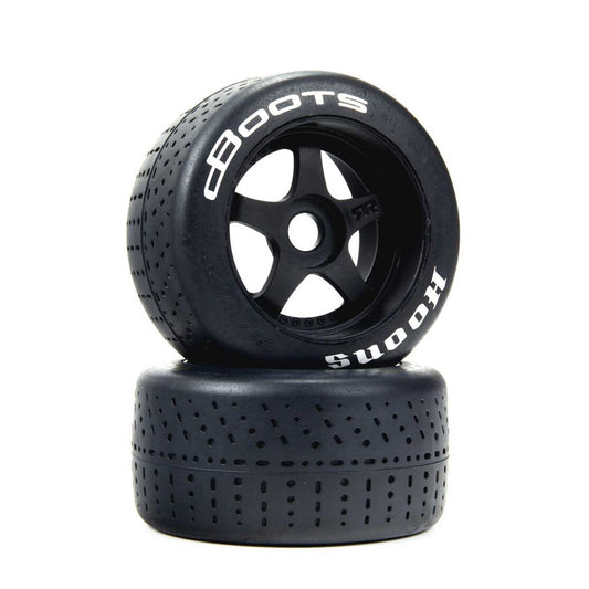 ARRMA dBoots Hoons 53/100 2.9 Tire Set Silver 5-Spoke (2), ARA550103