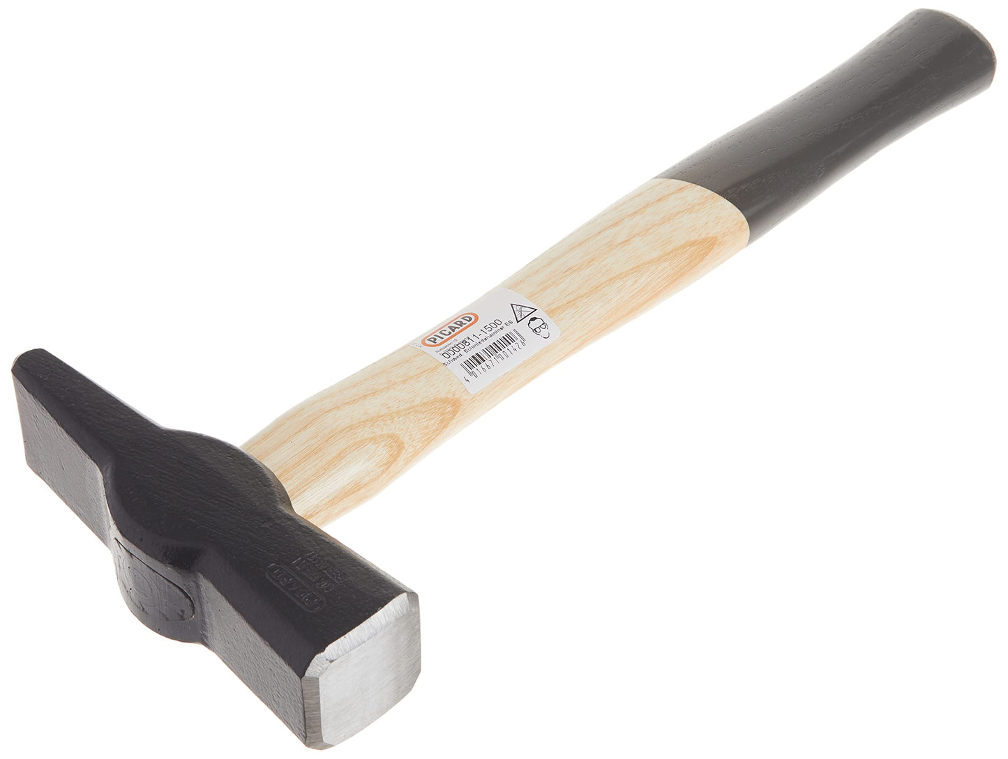 Picard Blacksmith Hammer, Alloyed Special Steel Head, Dual Curved Ash Wood Handle, Swedish Pattern, Ultimate Tool for Blacksmithing, Made in Germany, 53 Oz