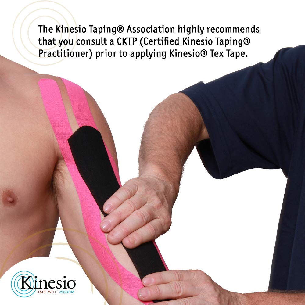 Kinesio Taping - Elastic Therapeutic Athletic Tape Tex Gold FP - Bulk Roll - Red – 2 in. x 103 ft