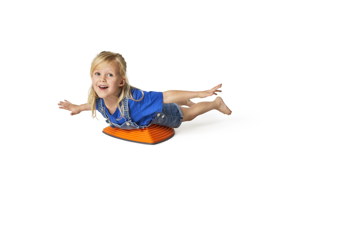 GONGE River Stones - The Original Kids Play Stepping Stones for Balance and Coordination, Non-Slip bottom, Stackable, for Indoor and Outdoor, Set of 6 - Vibrant
