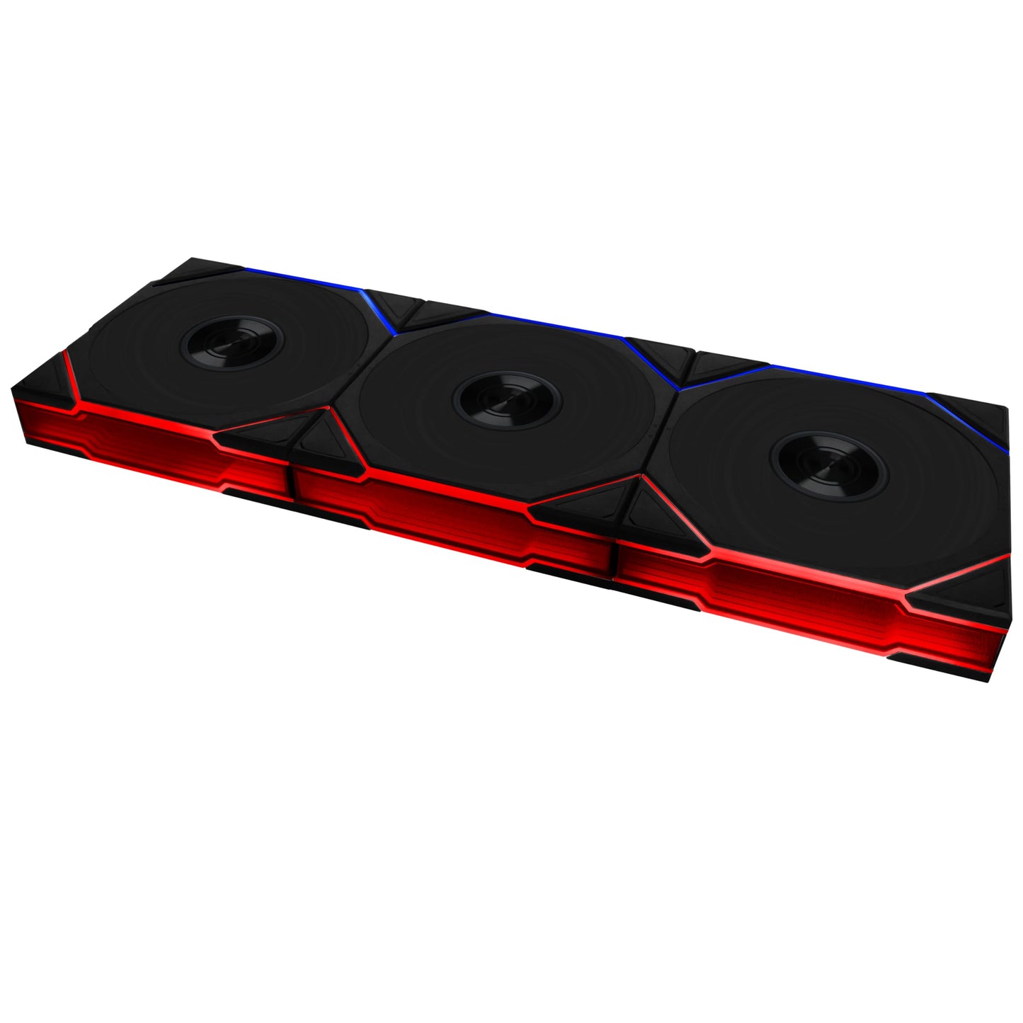 Lian Li UNI Fan TL - Wireless 120 - Triple Pack - 2.4 GHz Wireless Signal RGB & PC Case Cooler Fan Control - Daisy Chain & Infinity Mirror Design - Controller Included and Required - Black (12TL1W3B)