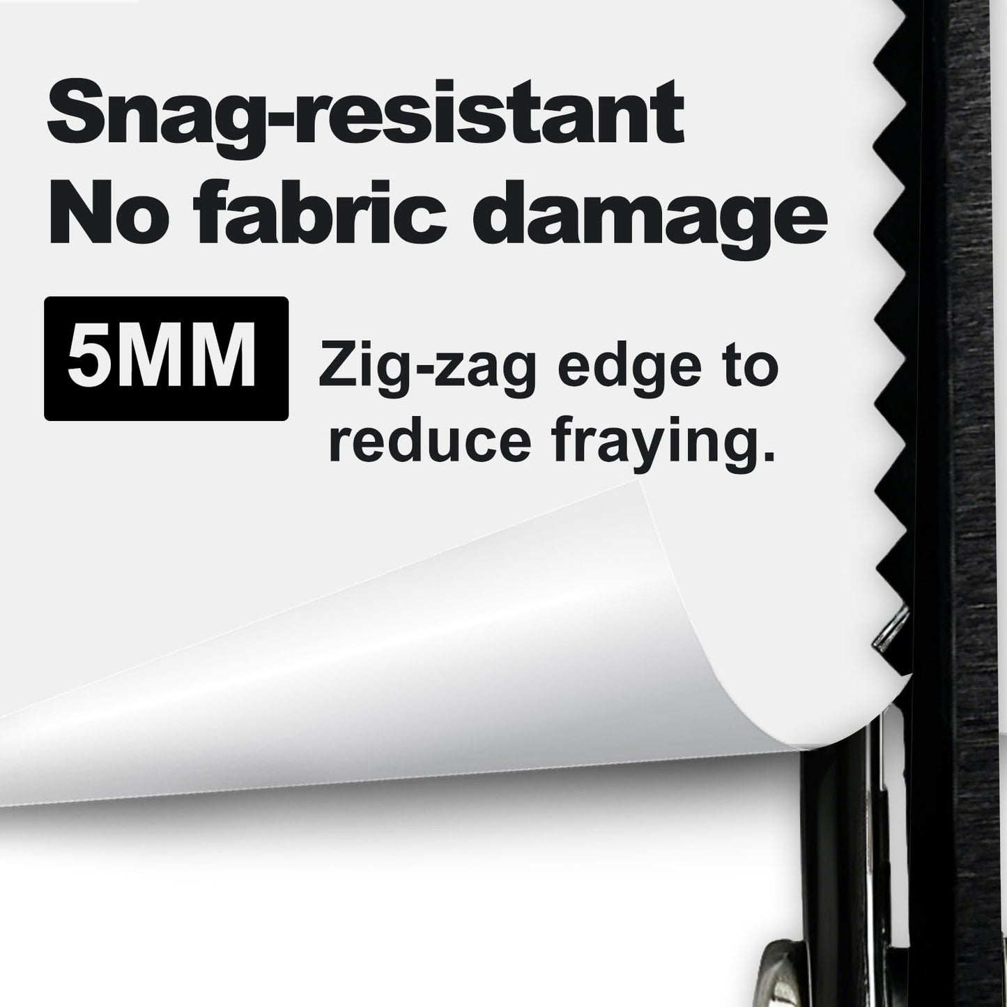YLaziion 8-Inch Professional Pinking Shears for Fabric Cutting - 5mm Triangle Tooth Fabric Scissors - Black Titanium Coated Stainless Steel Zig Zag Scissors for Sewing, Quilting, Crafts & Dressmaking