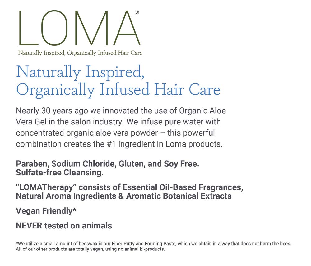 Loma Hair Care Moisturizing Shampoo & Treatment Duo, 12 Fl Oz each
