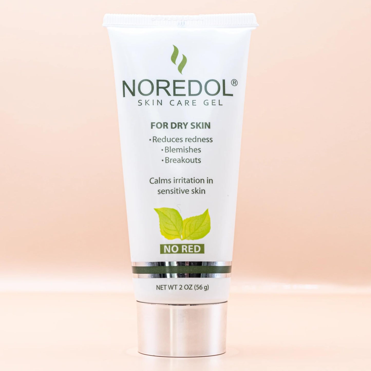 Noredol Skin Care Gel - Redness Relief Moisturizer for Dry Skin - Rosacea Treatment for Face - Soothes Prone Skin and Irritation - Fragrance Free 2 oz.