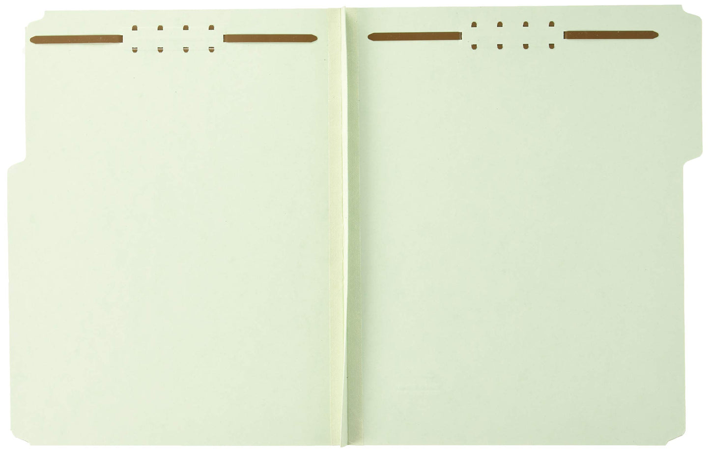 Pendaflex Pressboard Fastener Folders, 2 Fasteners, Letter Size, Light Green, 1" Expansion, 1/3-Cut in Left, Right, Center Positions, 25 Per Box (17178EE)