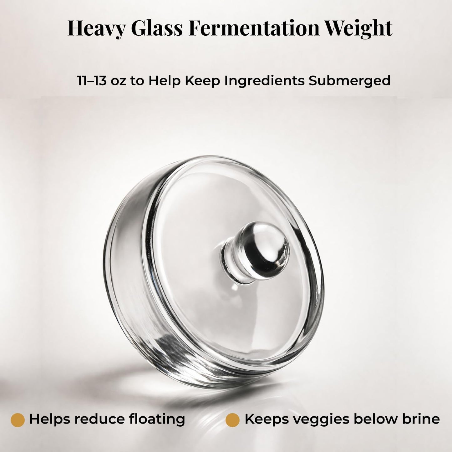 Glolaurge 1 Gallon Fermentation Jars, 2 Pack Glass Fermentation Kit with Airlocks & Weights, Wide Mouth Fermenting Jars for Sauerkraut, Kimchi, Pickles, Mead & More
