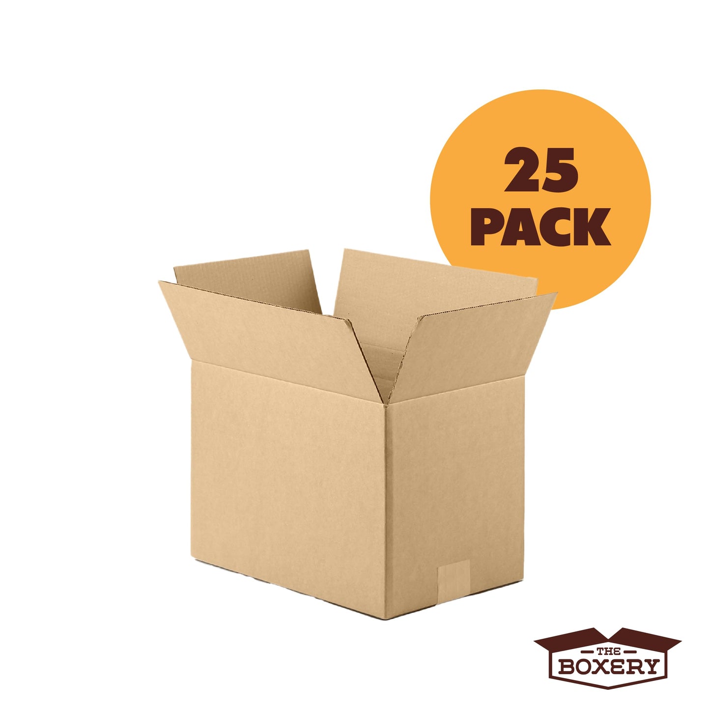 The Boxery 16"x12"x12" Brown/Kraft Corrugated Cardboard Shipping Boxes 25-Pack | Mailing, Packing, Moving & Storage for Business/Home – Durable - Eco-Friendly, Recyclable - Made in the USA