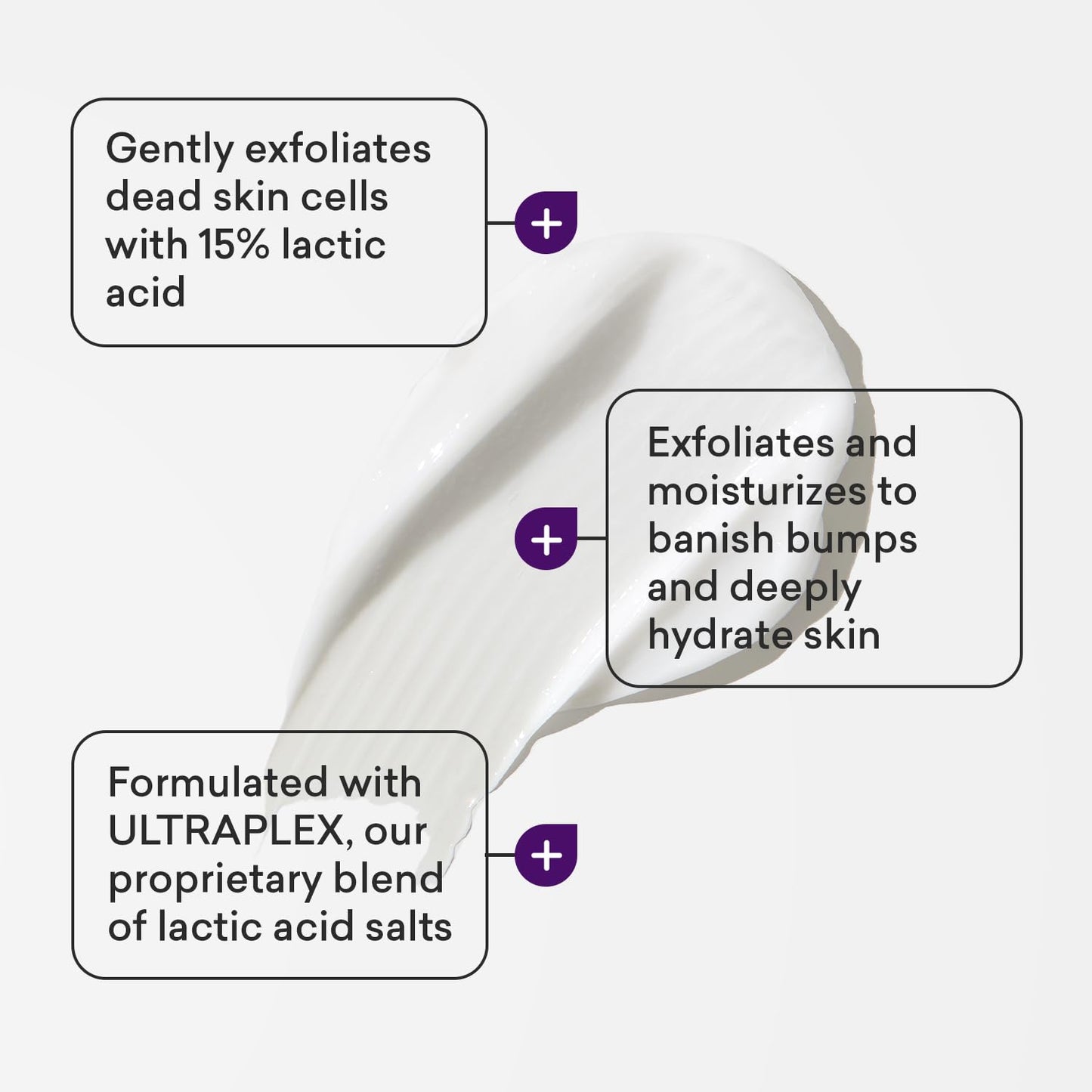 AmLactin KP Bumps Be Gone - 3 oz Keratosis Pilaris Moisturizing Cream with 15% Lactic Acid - Exfoliator and Moisturizer for Dry, Rough and Bumpy Skin, Pack of 2 (Packaging May Vary)