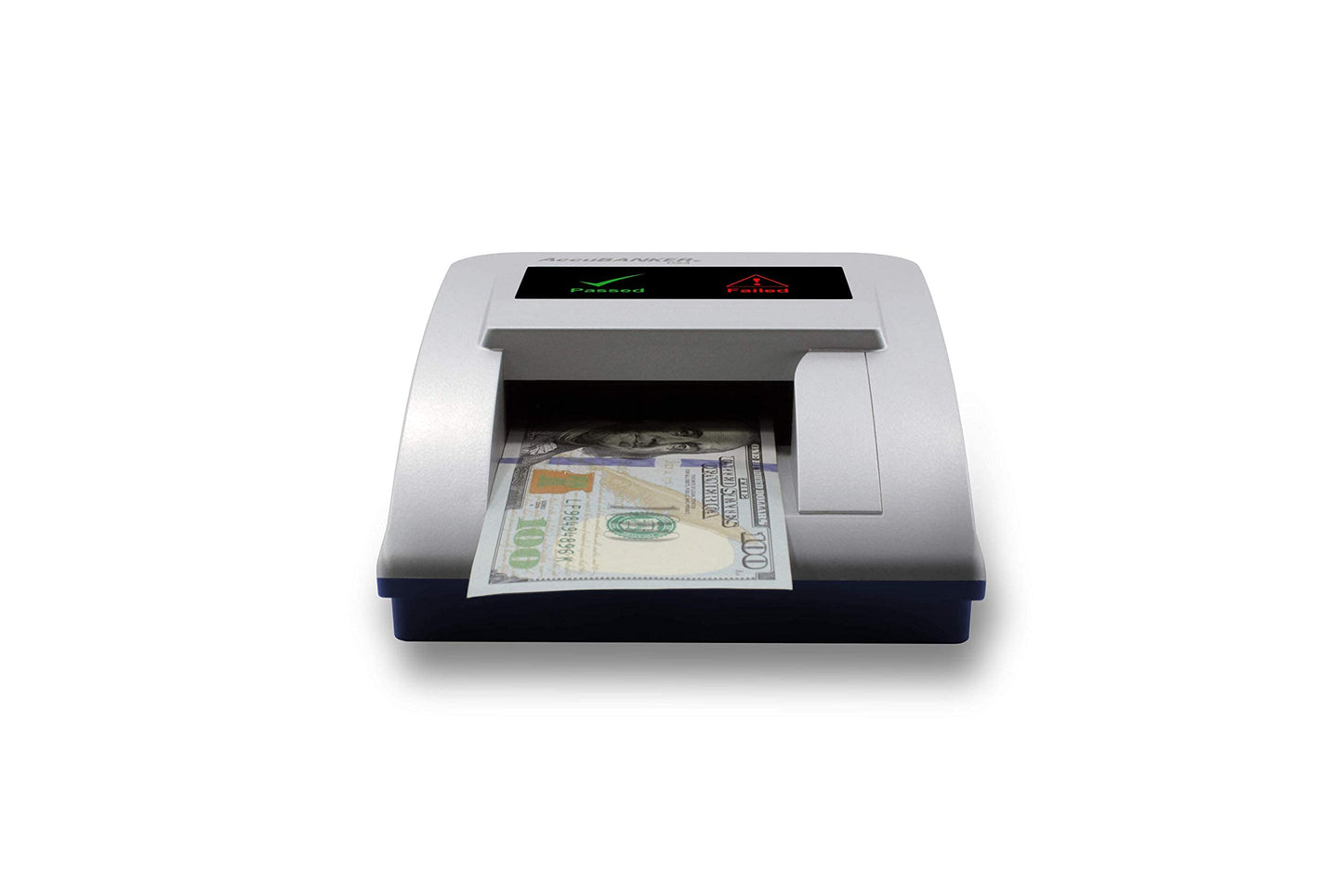 AccuBANKER D470 Quadscan 4-Way Orientation Counterfeit Bill Detector with UV, MG, IR, WM, Image, Length, Spectrum 7-Point Counterfeit Detection Methods - Optional Battery for Portable Use (No Battery)