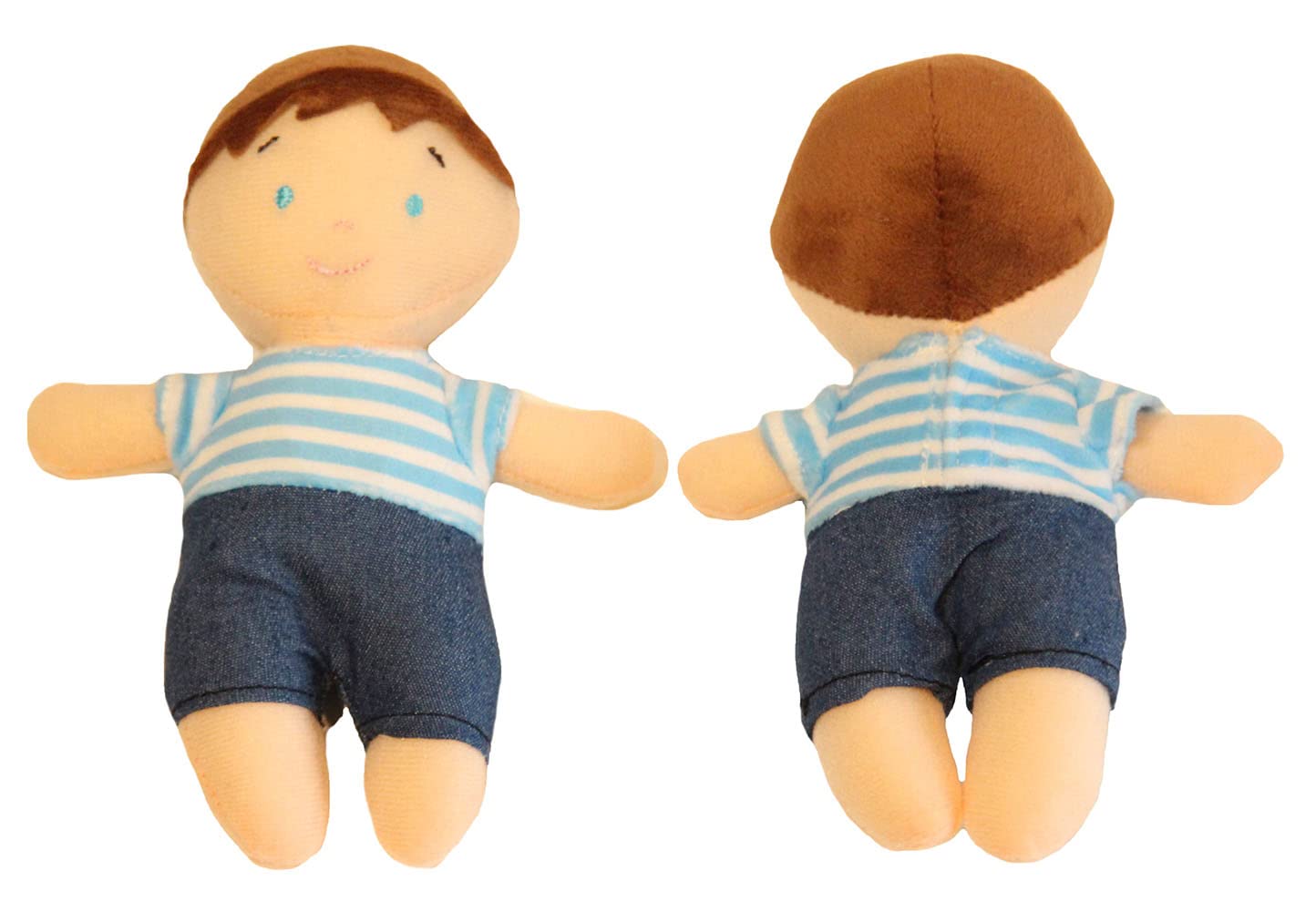 Making Believe Diversity Buddies Plush Diversity Dolls - Multicultural Dolls for Kids | Multicultural Baby Dolls, Different Races Dolls, Multi-Ethnic Multiracial Dolls | Daycare Toys - 8" - Set of 5