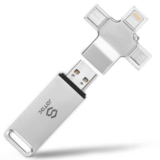 128GB Auto Photo-Backup-Stick for All Device Photo-Stick-USB-Flash-Drive Secure Photo Video Backup Device iPhone-Backup-Flash-Drive 4-IN-1-Photo-Saver-Stick Photo-Backup-Storage Photo-Finder-Stick-PC