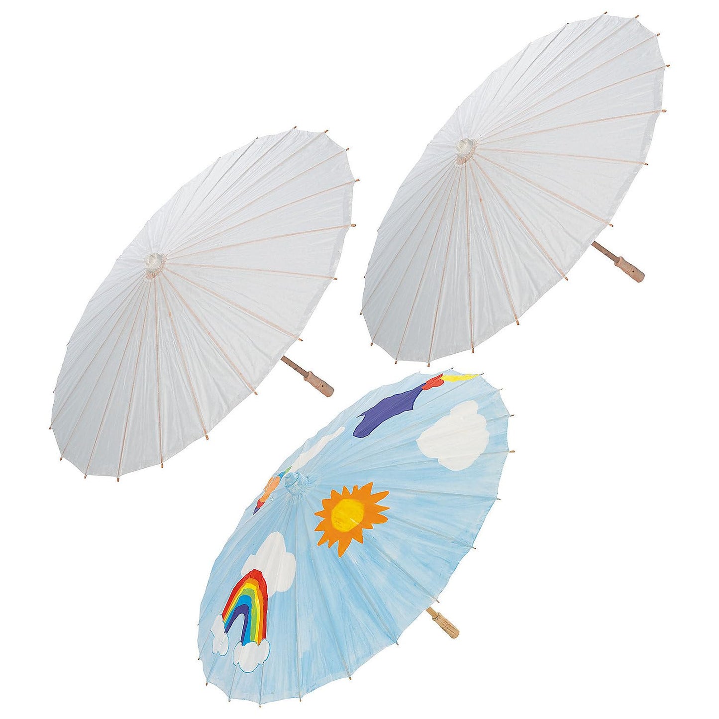 Fun Express DIY Parasols - 3 Pieces