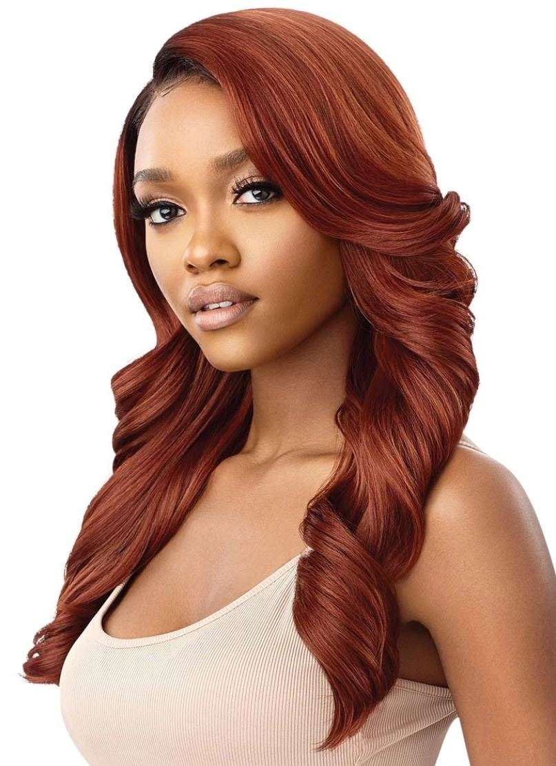 Outre Synthetic Melted Hairline HD Lace Front Wig - BEGONIA (DRFF CARAMEL MOCHA)