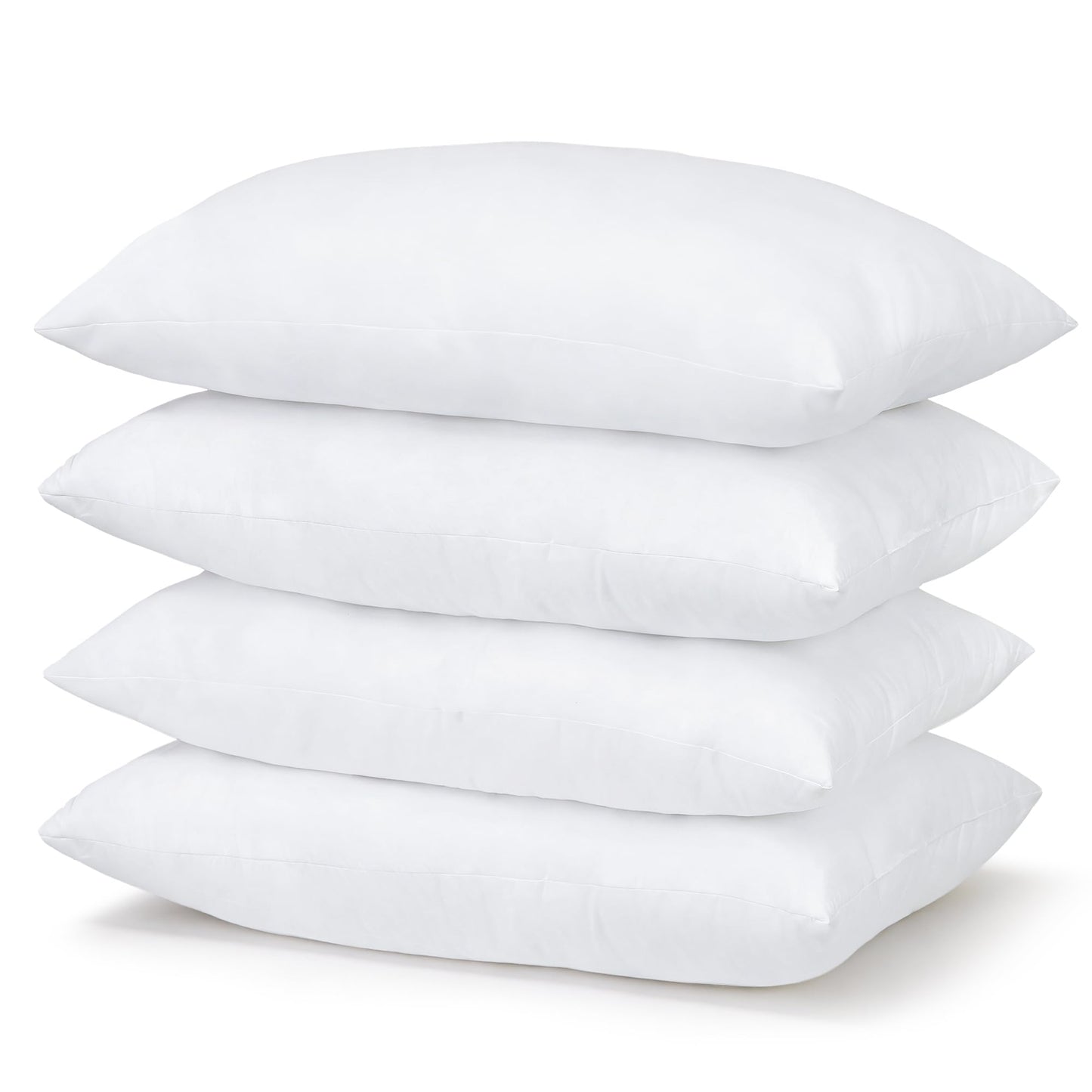 CULVE Bed Pillows Standard Size Set of 4 Pack for Sleeping- Medium Support 20"x26" Soft Pillow, Down Alternative Filling for Side Back Stomach Sleeper