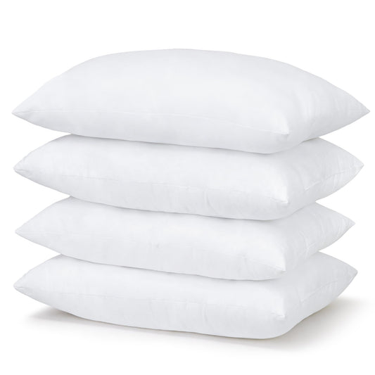 CULVE Bed Pillows Standard Size Set of 4 Pack for Sleeping- Medium Support 20"x26" Soft Pillow, Down Alternative Filling for Side Back Stomach Sleeper
