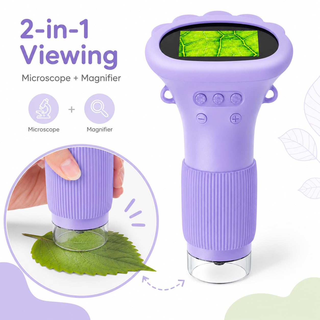 Digital Handheld Microscope - Purple