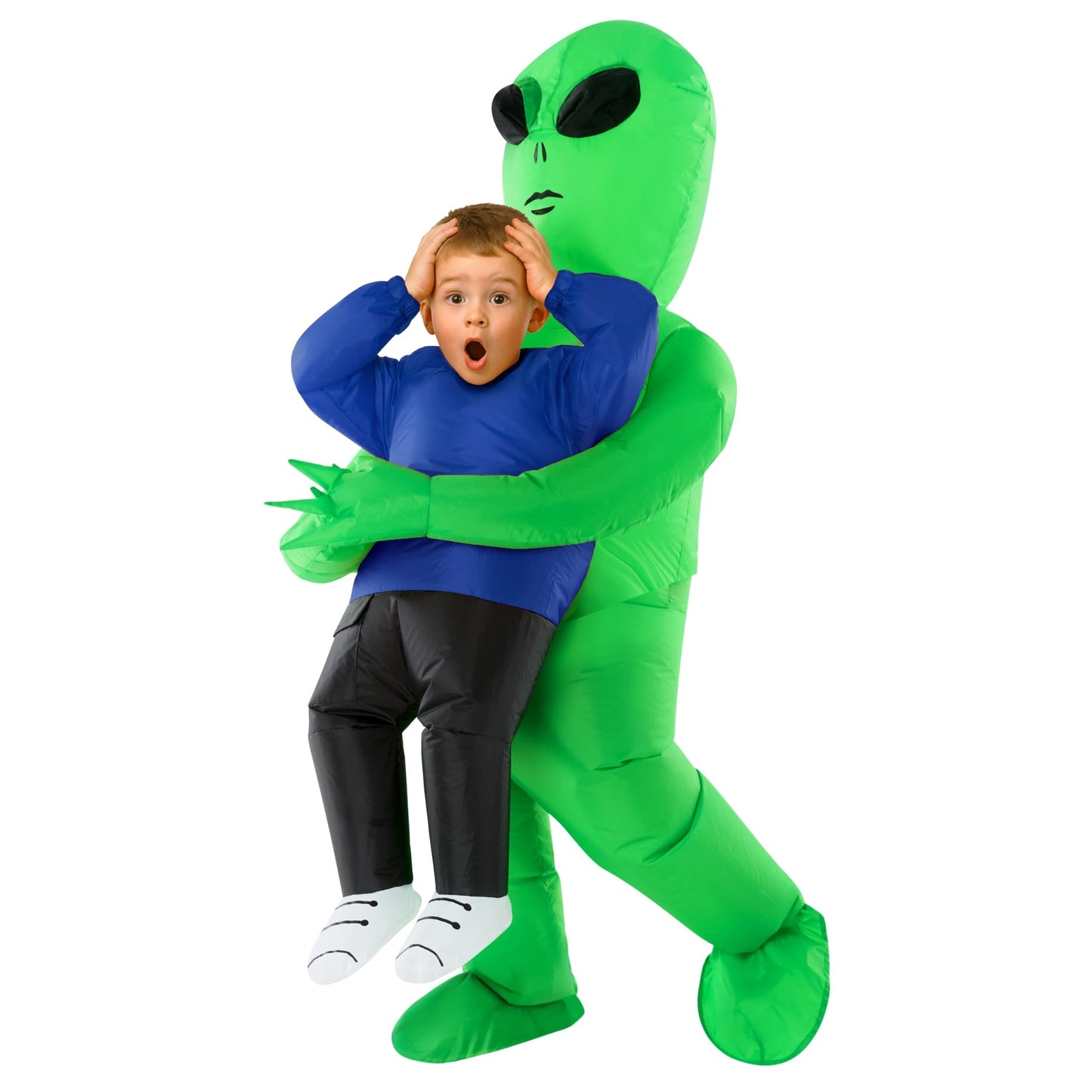 Morph Alien Costume Kids (4-6yrs), Alien Inflatable Costumes for Boys, Boys Halloween Costume, Halloween Costumes for Kids