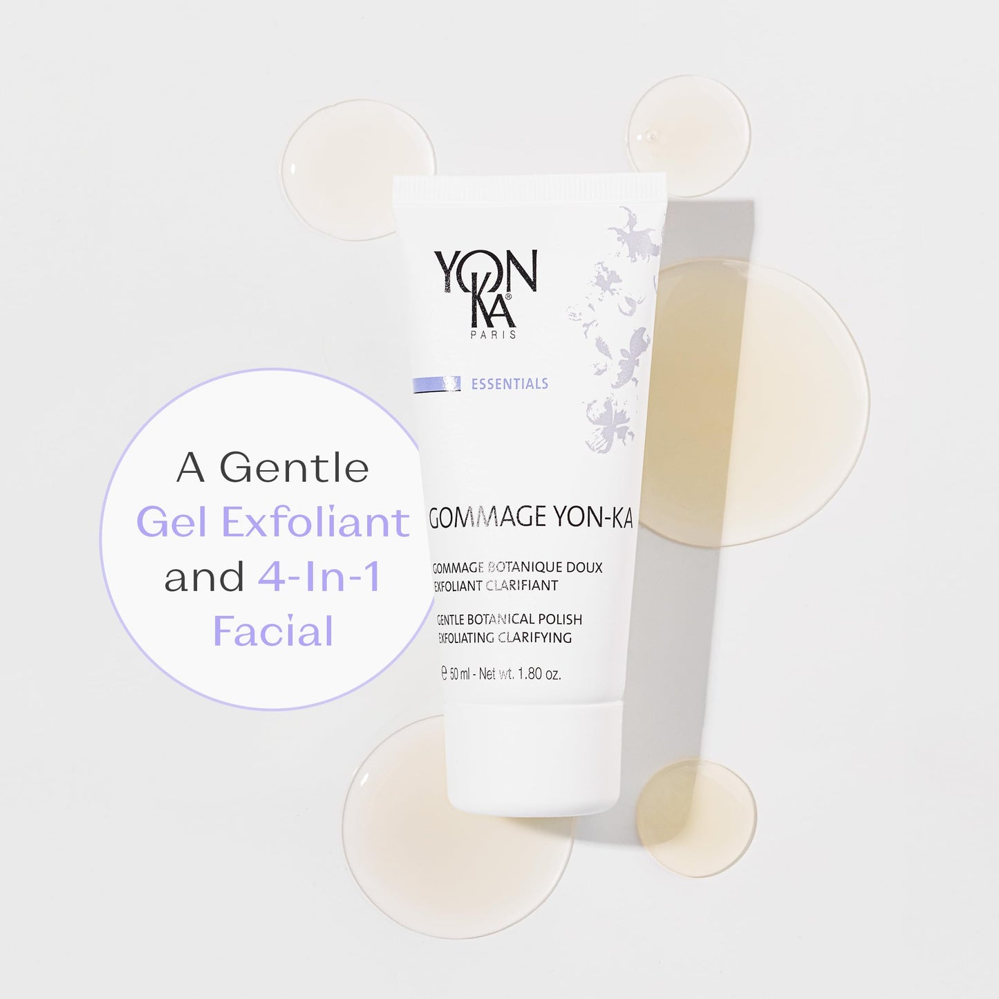 Yon-Ka Gommage Yon-Ka Peeling Gel (50ml) Gentle Facial Exfoliator to Brighten and Balance, Help Tighten Pores and Reduce the Look of Redness, Paraben-Free