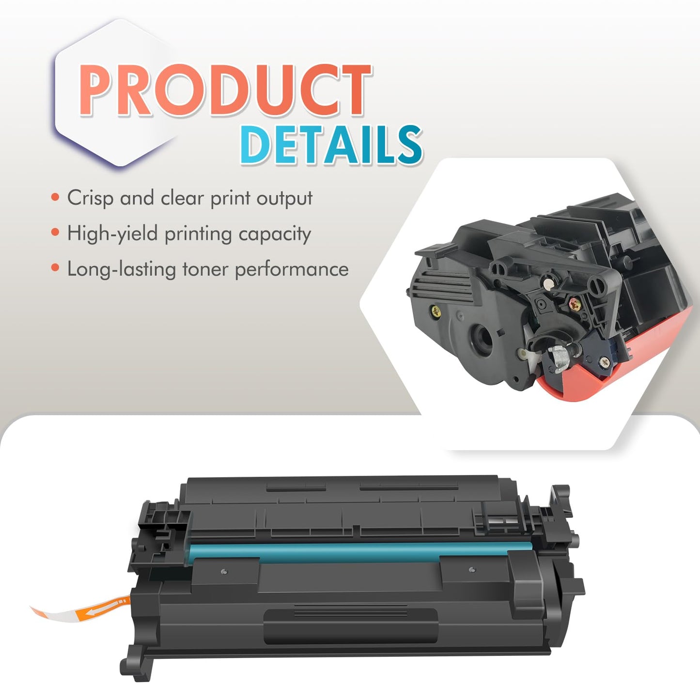 148A Toner Cartridge Black 2 Pack Compatible Replacement for HP 148A 148X W1480A W1480X for HP Laserjet Pro 4001dw 4001dn 4001n MFP 4101fdw 4101fdn Printer High Yield Ink