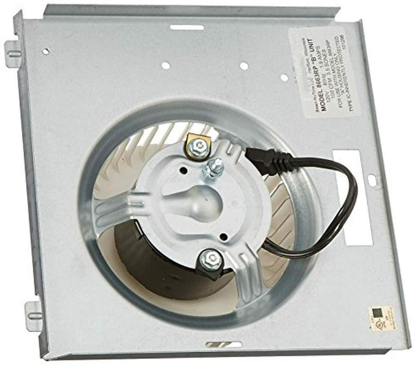 Nutone Motor (8663RP) Assembly # 97017705 1550 RPM; 1.2 amps, 115 volts
