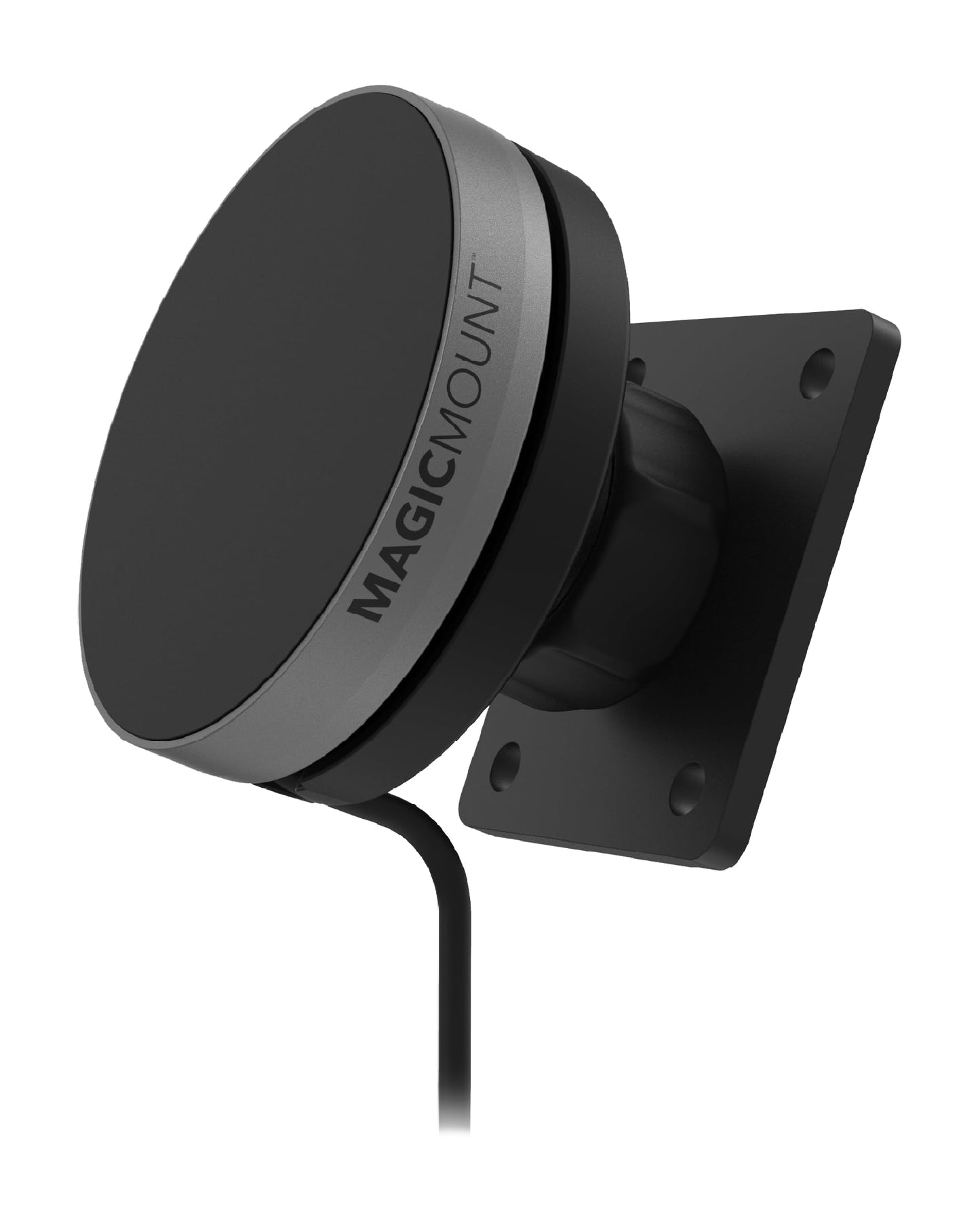 Scosche Qi2 Wireless MagSafe Car Mount Charger, 15W Magnetic Cell Phone Holder for Car with AMPS Mounting Plate for ProClip Vehicle Specific Mount Bases Compatible with iPhone, Samsung