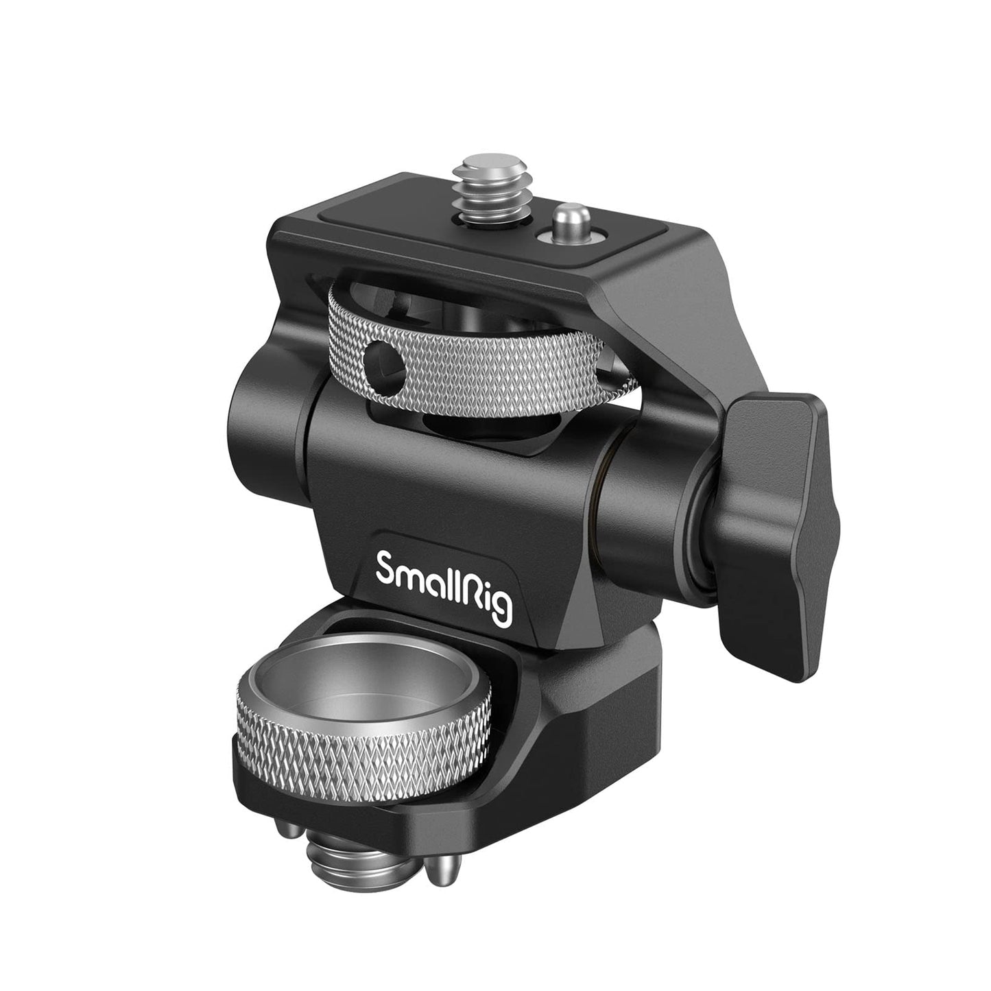 SmallRig Adjustable Camera Monitor Mount for ARRI-Style (Upgrade), 360° Swivel and 180° Tilt Monitor Holder Anti-Twist Support 5” and 7” Field Monitor