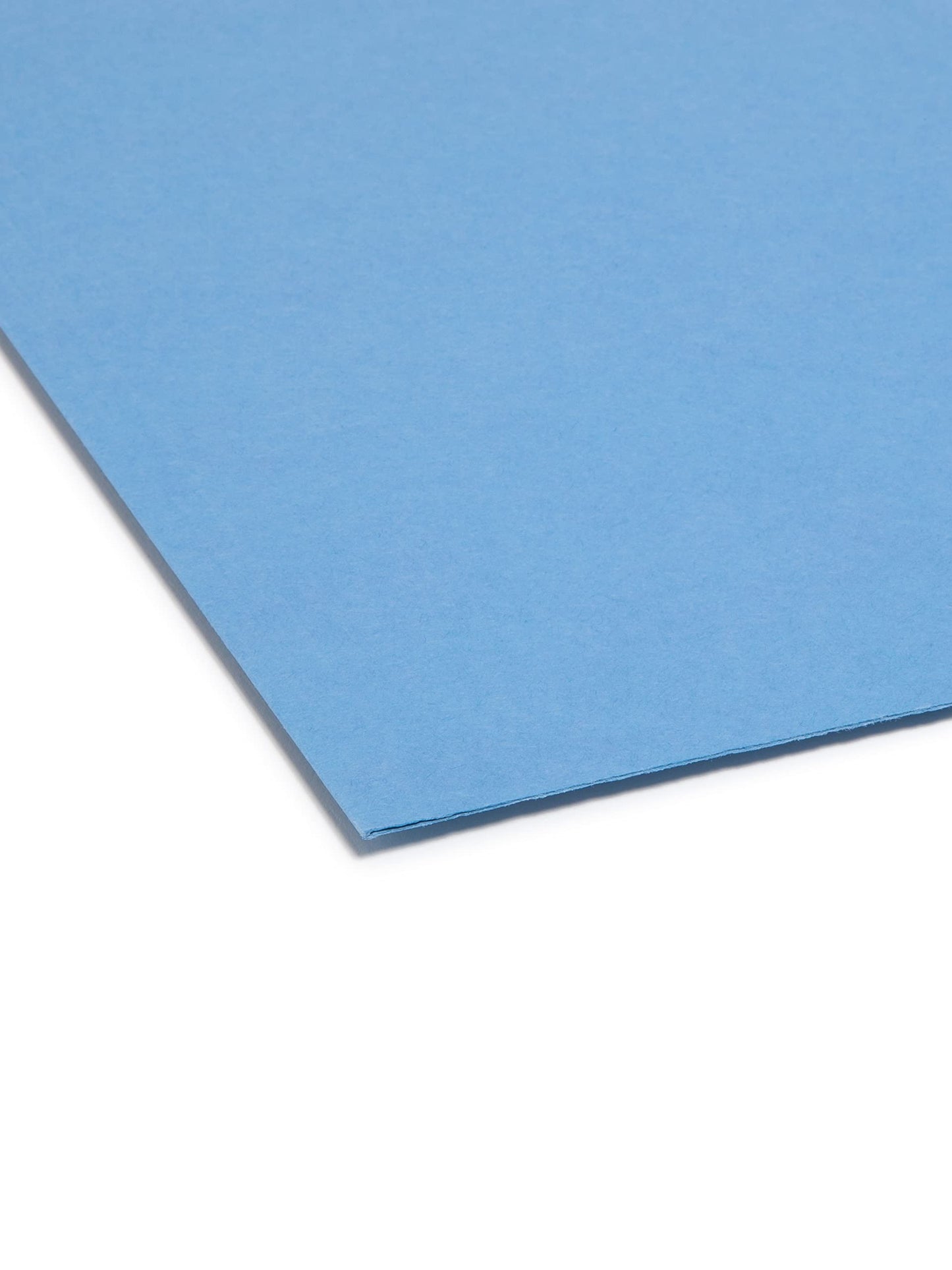 Smead File Folder, Straight-Cut Tab, Letter Size, Blue, 100 per Box (10935)