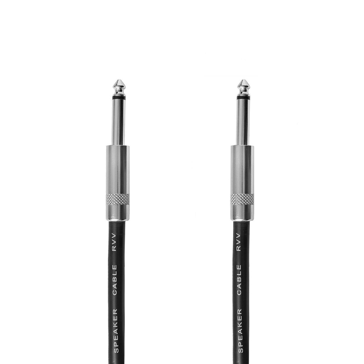 Yoico 2Pcs 50 Feet Professional Speaker Cables, Pair 50 ft 12 Gauge 1/4 Inch Male Audio Amplifier Connection Heavy Duty Cord Wire