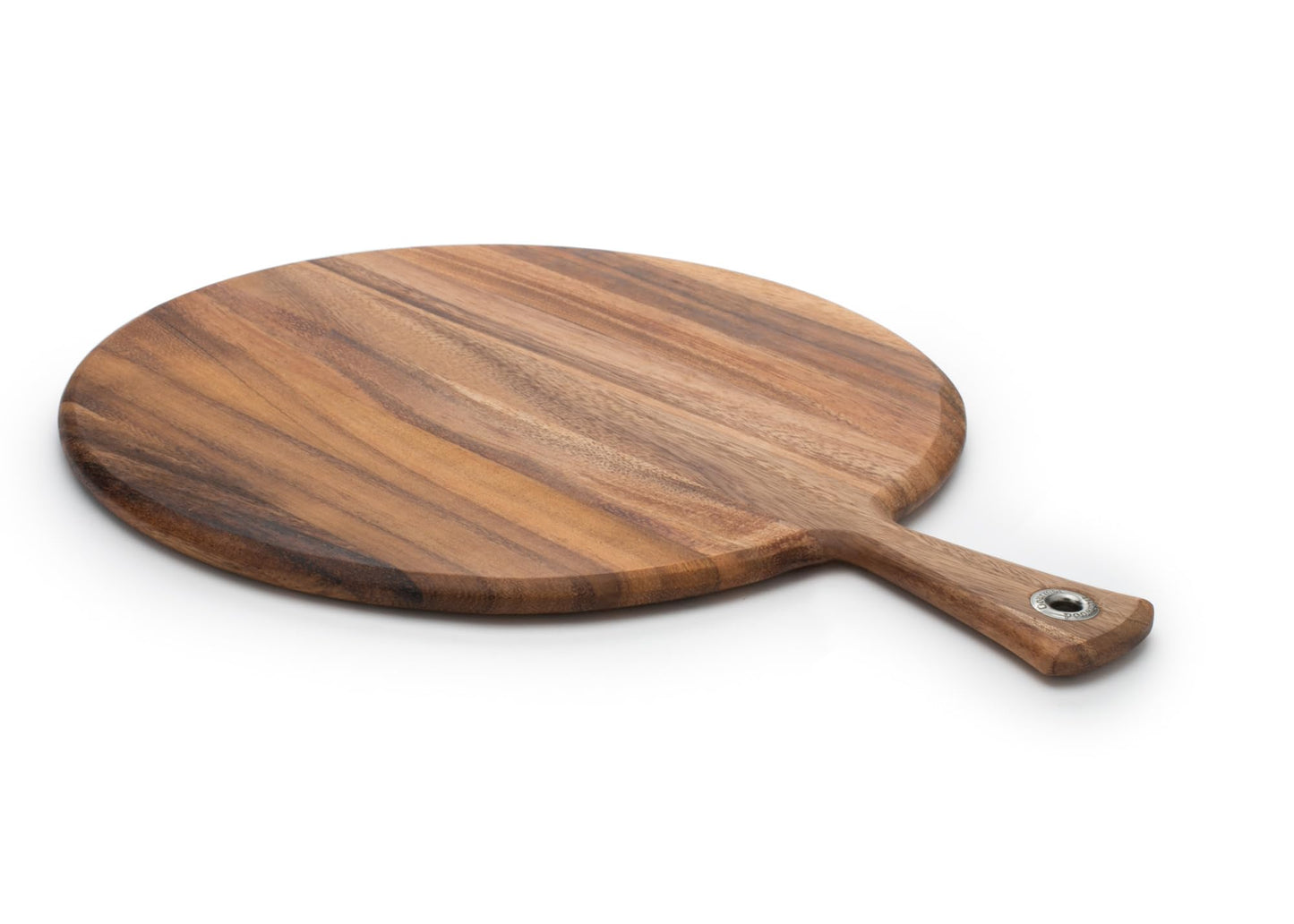 Ironwood Gourmet Acacia Wood Provencale Paddleboard, XL Round Serving Board With Handle