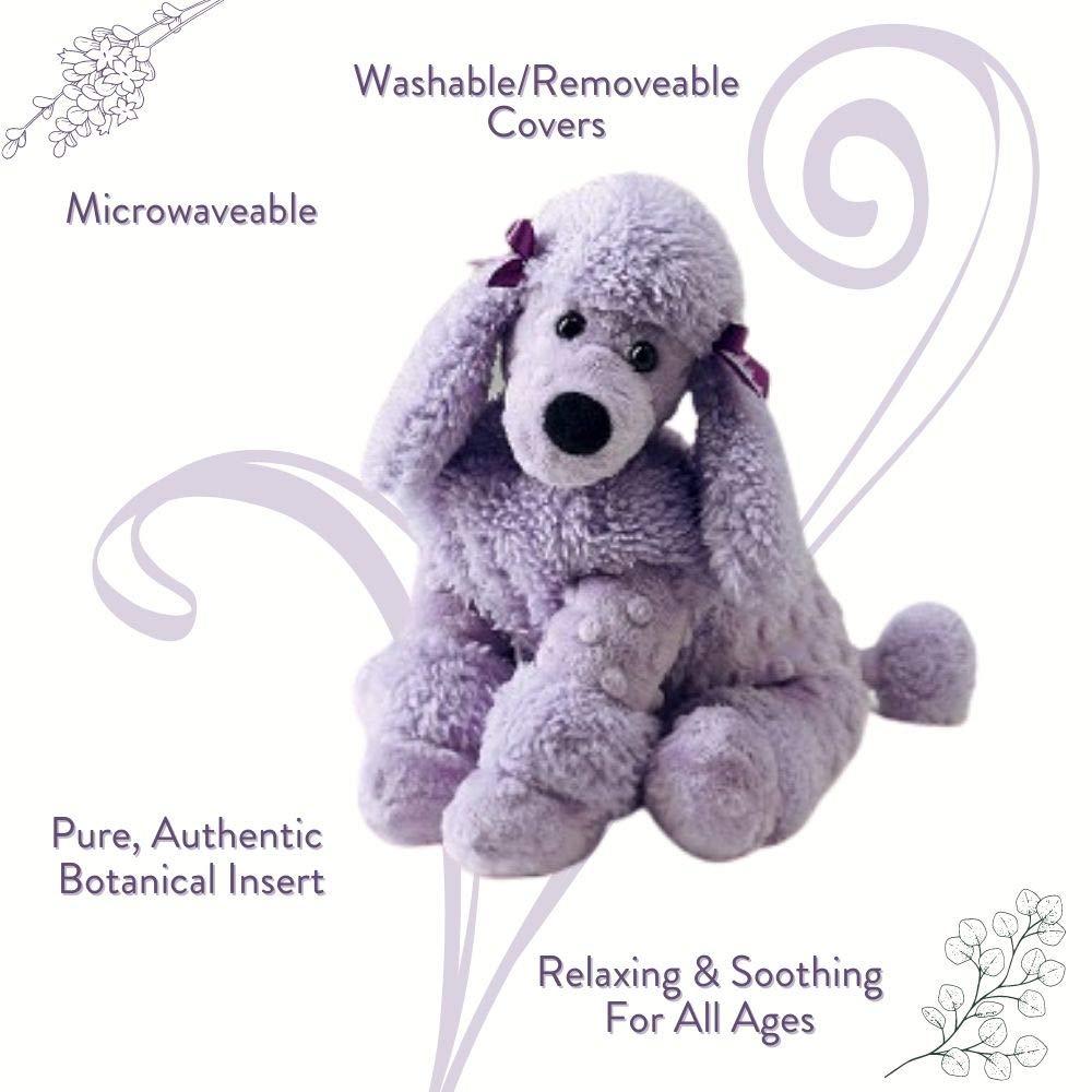Sonoma Lavender Microwaveable Aromatherapy Animals, Plush Dog, Lavender Scented