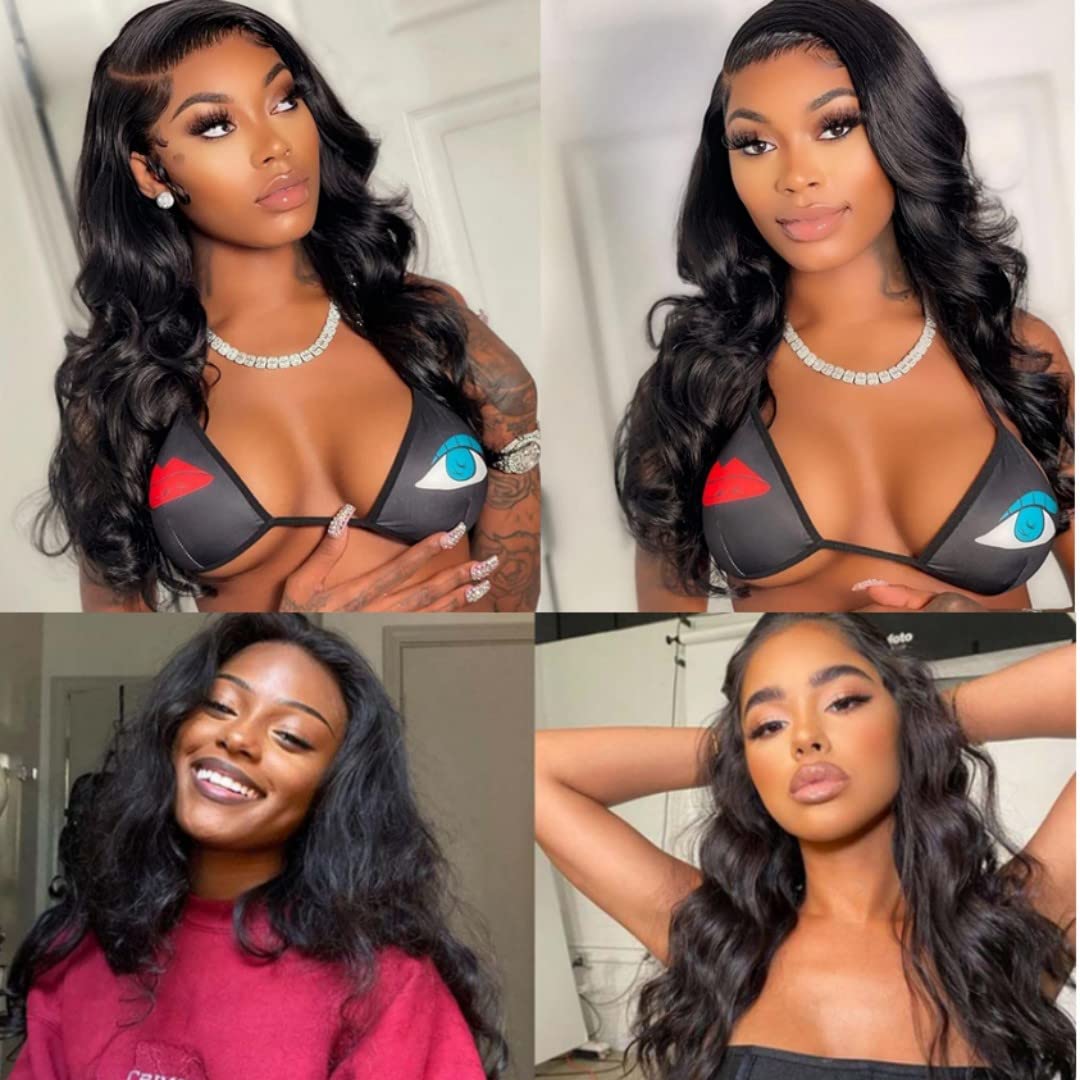 LUMIERE Clip In Hair Extensions Real Human Hair - Body Wave Hair Extensions Clip Ins 120g Grade10A Brazilian Remy Hair Seamless Clip Ins 8Pcs With 20Clips Double Wefts Thick and Soft 16 Inch