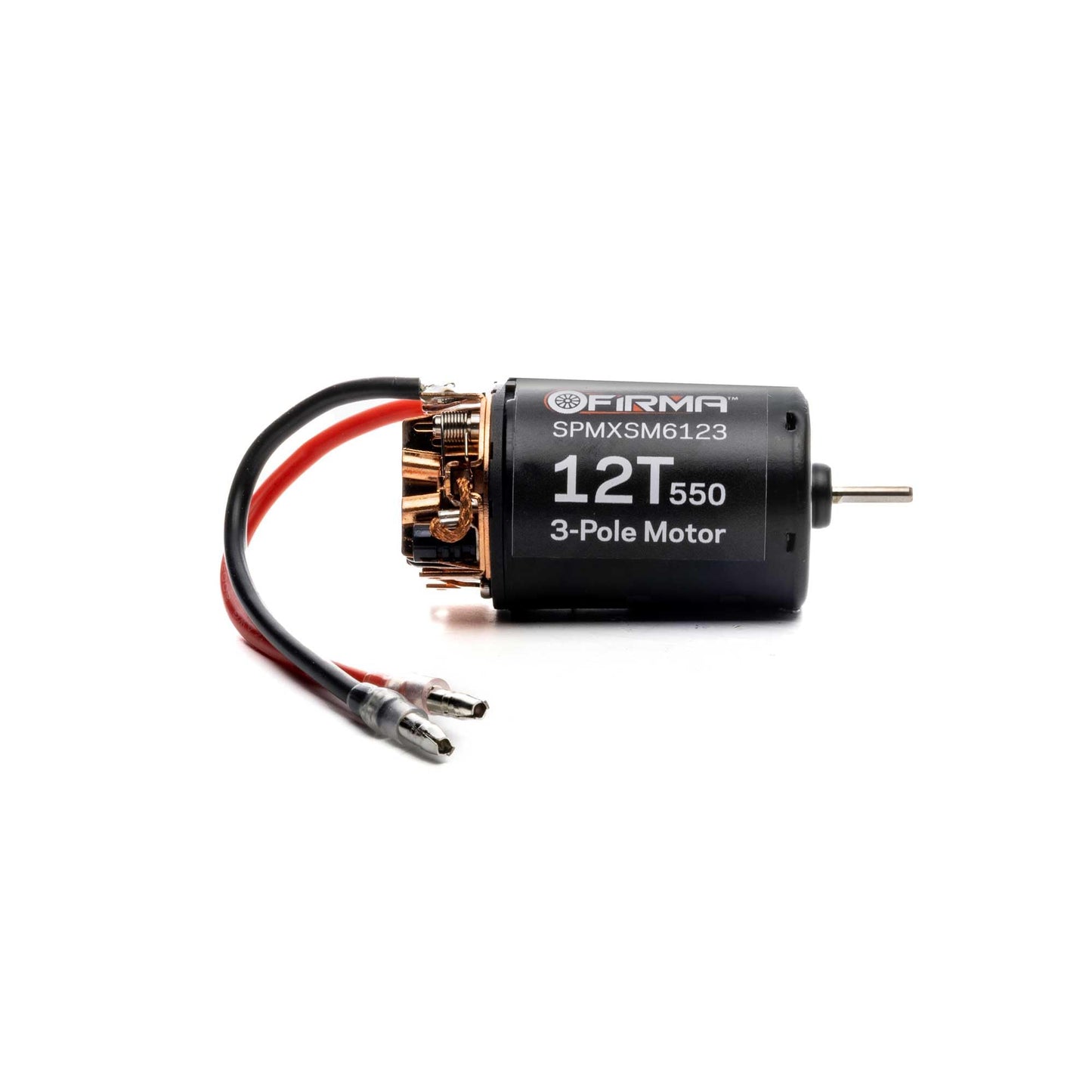 Spektrum Smart Firma 12T Rebuildable 550 3 Pole Brushed Motor, SPMXSM6123