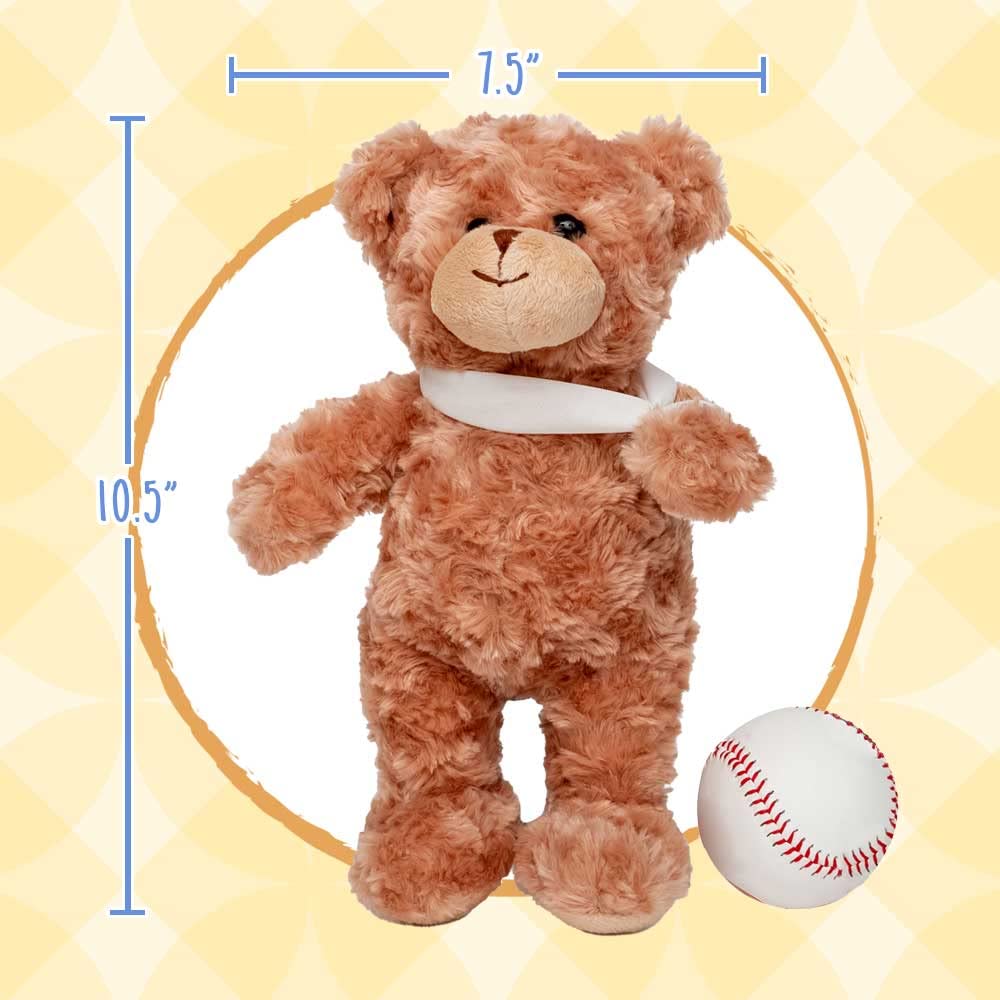 Jolitee Broken Arm Bear Gifts for Kids Teddy Broken Arm Bear Get Well Stuffed Animal Teddy Bear Gifts for Kids with Broken Arm Adult for Left or Right Arm Cast Sling 10.5 inches
