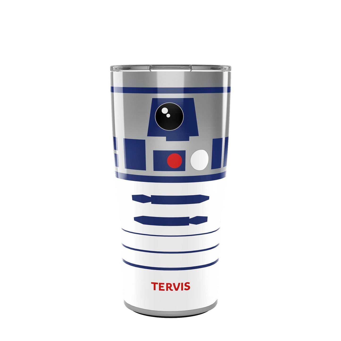 Tervis Traveler Star Wars R2-D2 Artoo Triple Insulated Tumbler Travel Cup Keeps Drinks Cold & Hot, 20oz, Stainless Steel