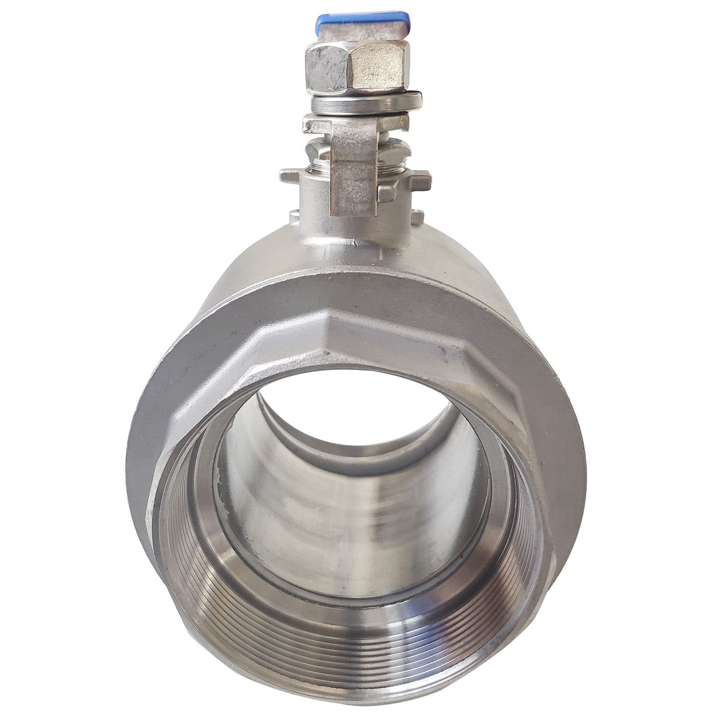 LOZOME 3" Full Port Ball Valves 316 Stainless Steel NPT Female Thread Ball Valve for Water, Oil, and Gas WOG1000