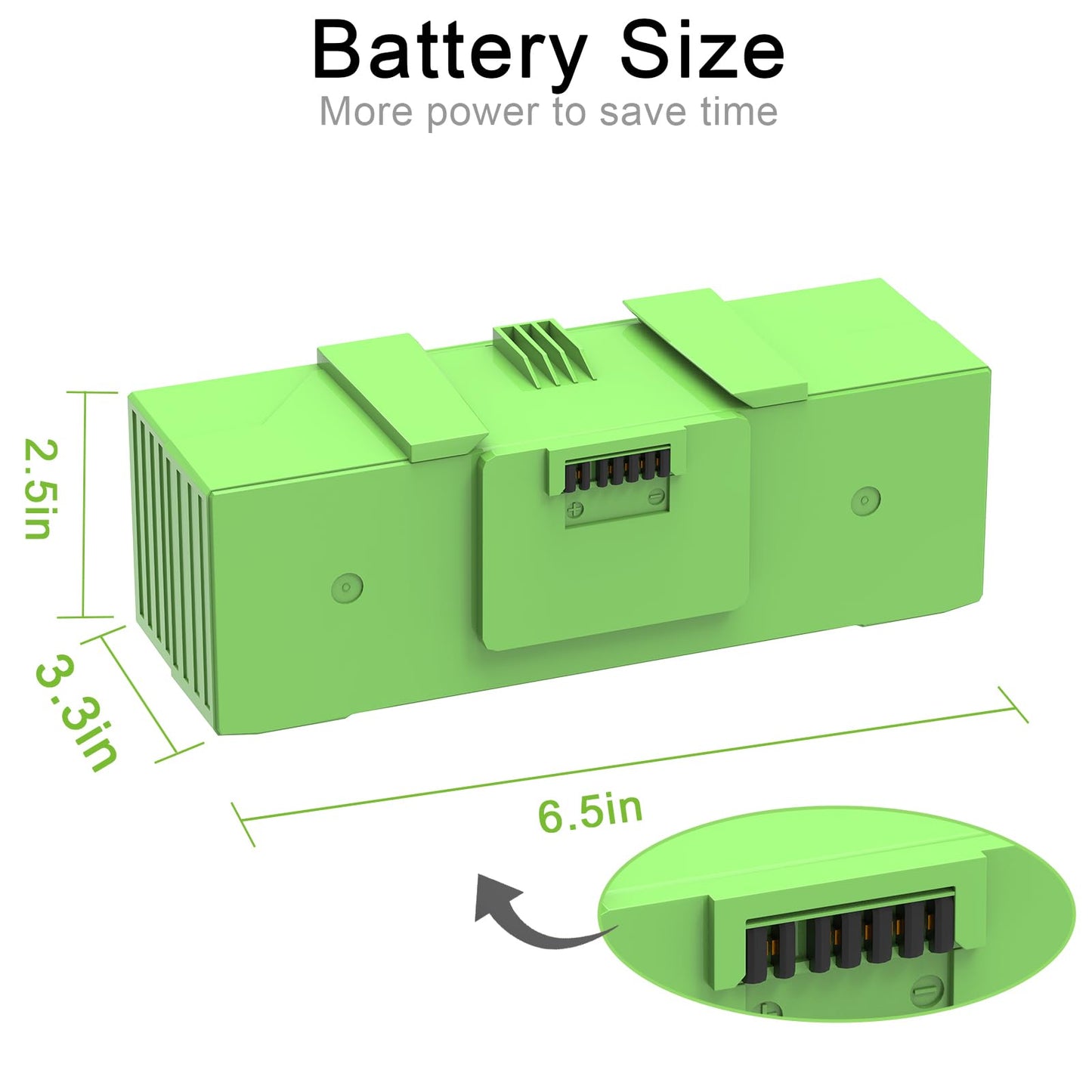 Dentsing ABL-F 75Wh Battery for iRobot Roomba i7 i7+ j7 j7+ 7158 7150 7550 7558 i3 i3+ 3150 i4 i4+ 4150 i8 and e5 e6 e5150 e6198 Replacement Battery for Roomba i & e & j Series 5200mAh