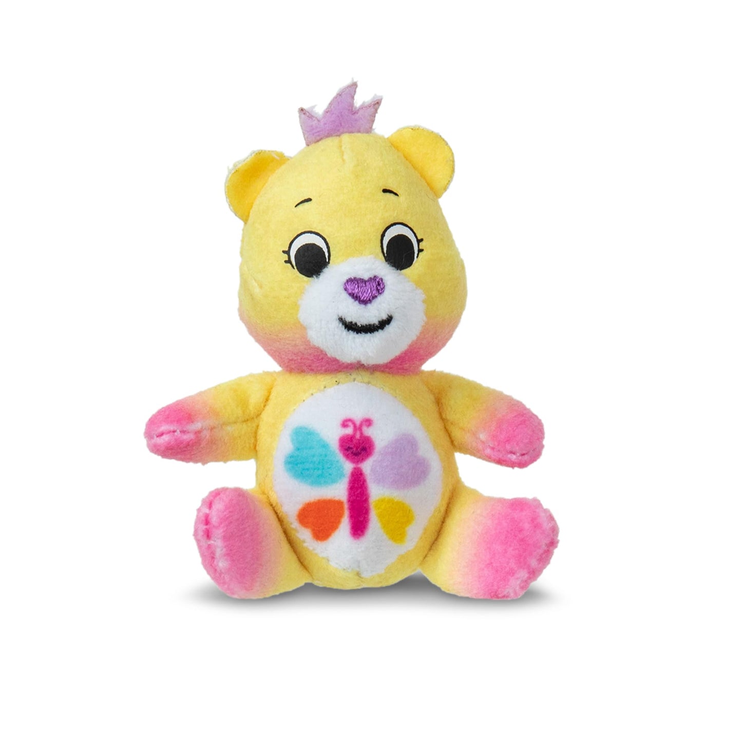 Micro Teenies - Care Bears 3" Micro Plush 5-Pack Treasure Box - Cheer, Calming Heart, Gold Dare to Care, Togetherness and Be Me