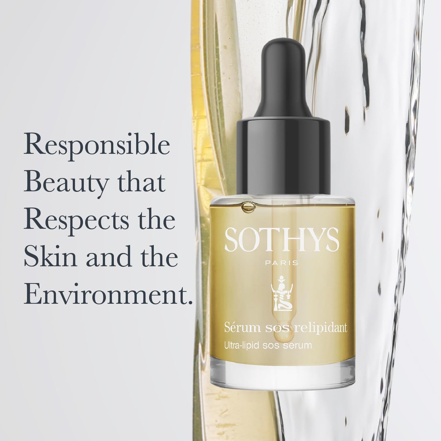 SOTHYS Ultra-Lipid SOS Serum - Face Serum with Vitamin E | Anti Aging Moisturizer For All Skin Types