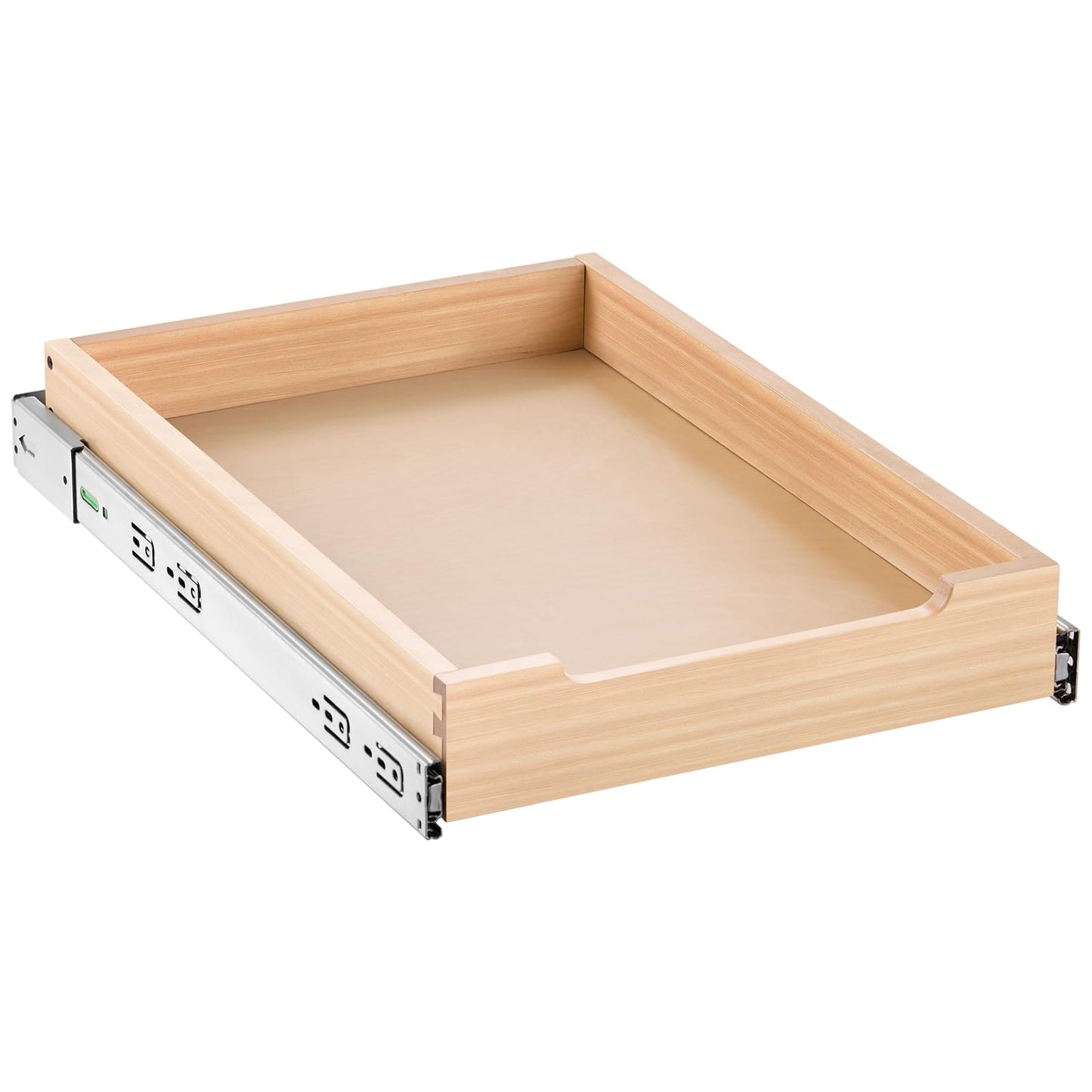 VEVOR Pull Out Cabinet Organizer, 14"W x 21"D Cabinet Drawer, Soft Close Slide out Shelf, Heavy-Duty Sliding Wood Drawer, Bottom Mount Size（14.5"W x 23"D）and Side Mount Size（15"W x 23"D）