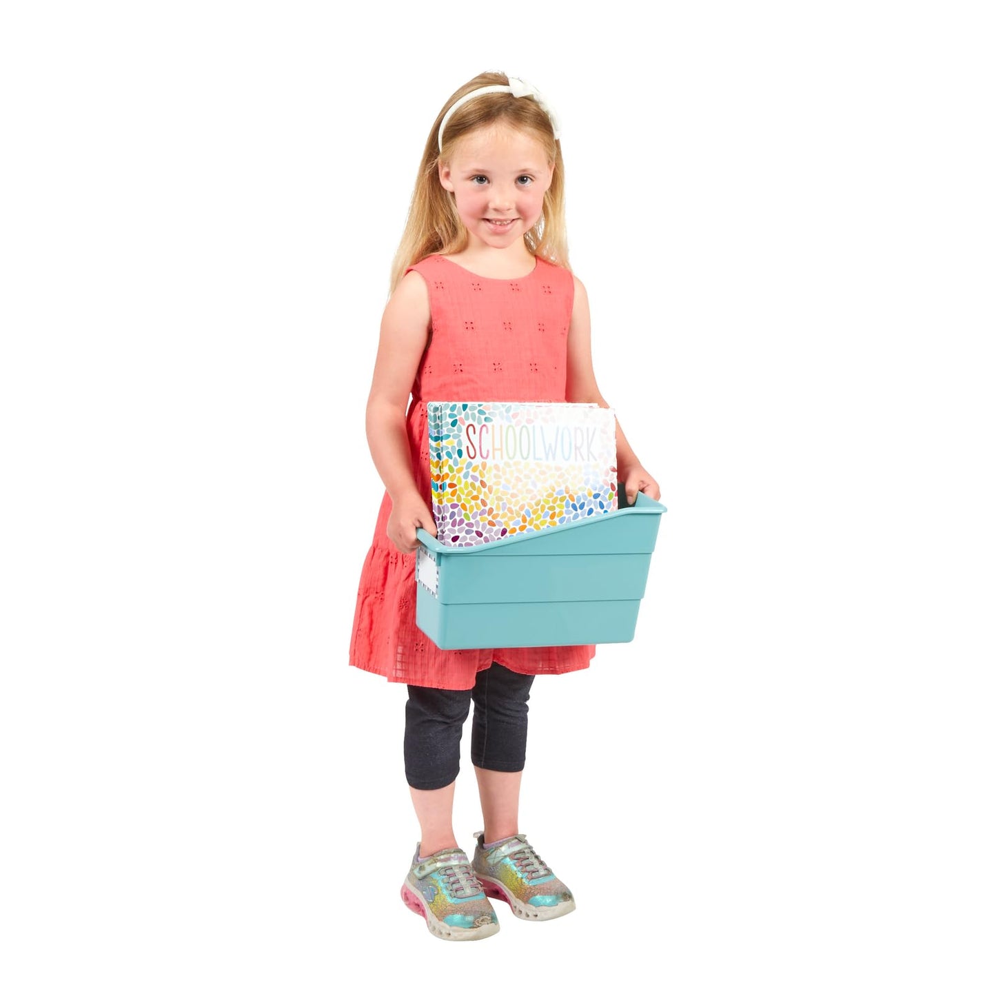 Really Good Stuff Durable Book and Binder Holder - 6Pack, 5.25” x 12.5” x 7.5”, Classroom Organization & Décor