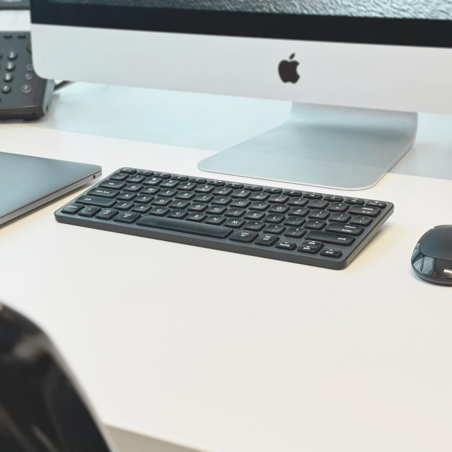Macally Bluetooth Keyboard for Mac - Premium Multi Device Keyboard - Compatible Apple Wireless Keyboard for MacBook Pro/Air, iMac, iMac Pro, Mac Mini, Mac Pro, iPad, Laptop, and PC