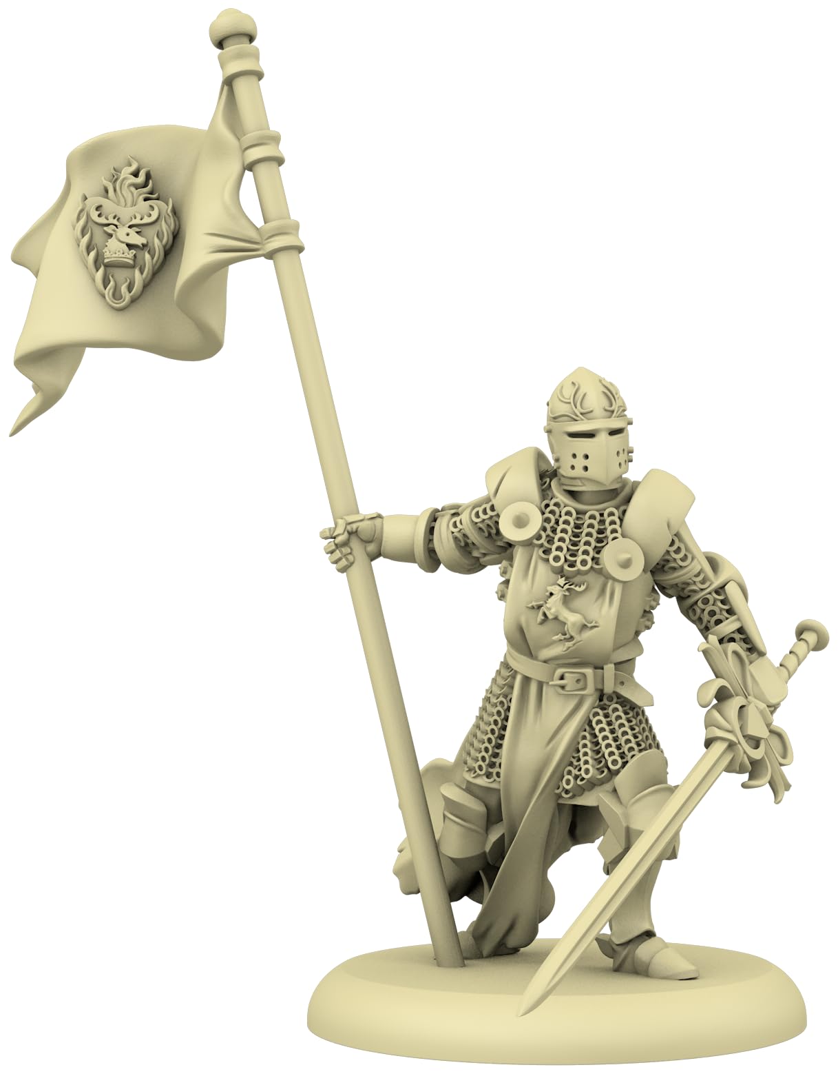 CMON A Song of Ice and Fire Tabletop Miniatures Game Baratheon King's Men Unit Box (Multilingual Edition) - Strategy Game for Adults, Ages 14+, 2+ Players, 45-60 Minute Playtime, Made