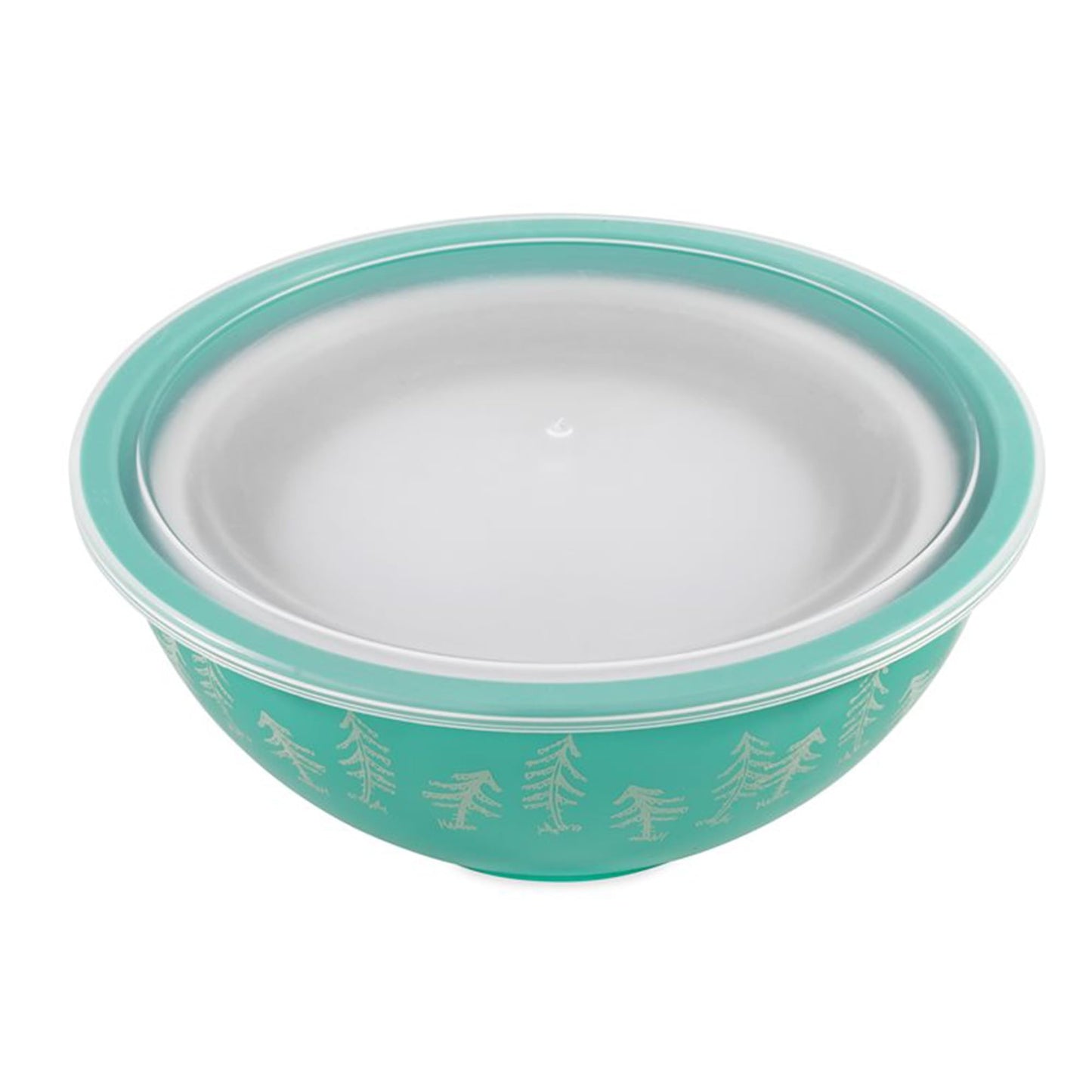 Camco Life is Better at The Campsite Nesting Bowl Set, Includes (4) Durable Melamine Bowls with (4) Plastic Lids Suitable for On-The-Go Lifestyles