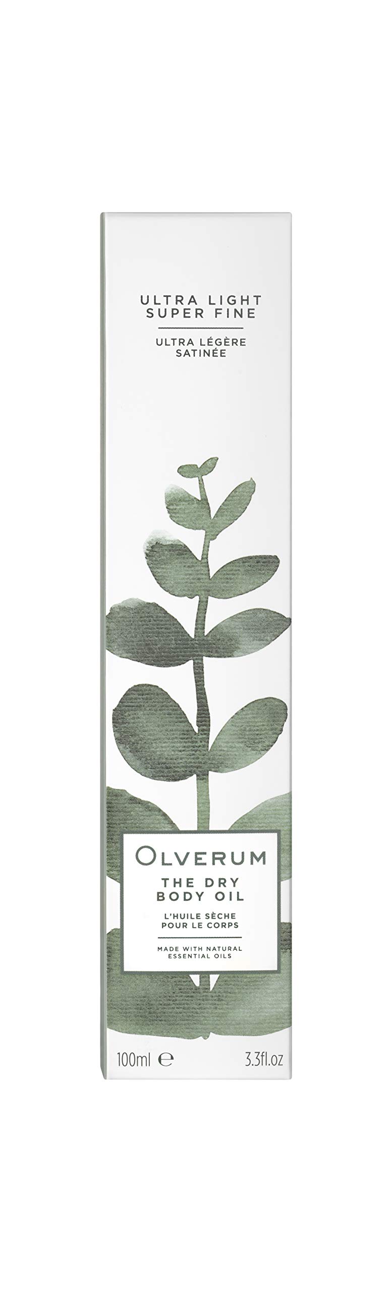 OLVERUM - Natural Dry Body Oil | Vegan, Cruelty-Free, Clean Beauty Fast-Absorbing Body Oil (3.3 fl oz | 100 ml)