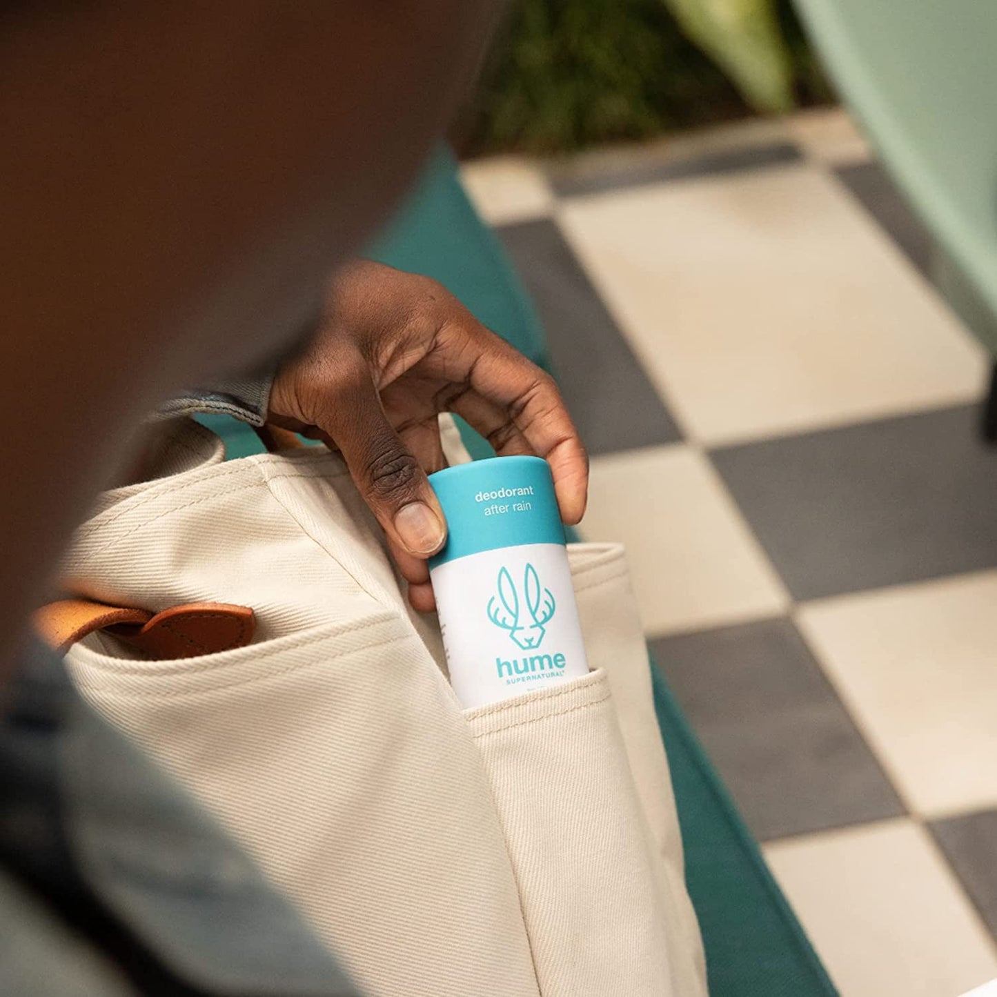Hume Supernatural Aluminum Free Deodorant for Women & Men - Probiotic and Plant-Based, Long-Lasting Moisture Absorbing - Clean and Effective (Desert Bloom, Amber Woods & After Rain)
