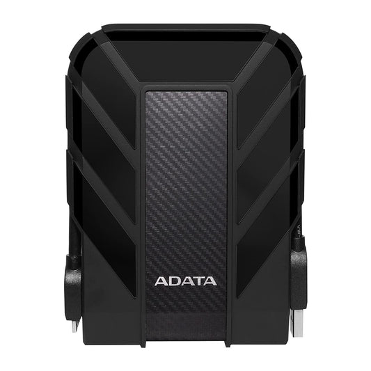 ADATA HD710 Pro - 2 TB External Hard Drive - Shockproof, Waterproof & Dustproof - Durable Storage - For Gamers, Students & Professionals - Mac, PC & Linux Compatible - Black - AHD710P-2TU31-CBK
