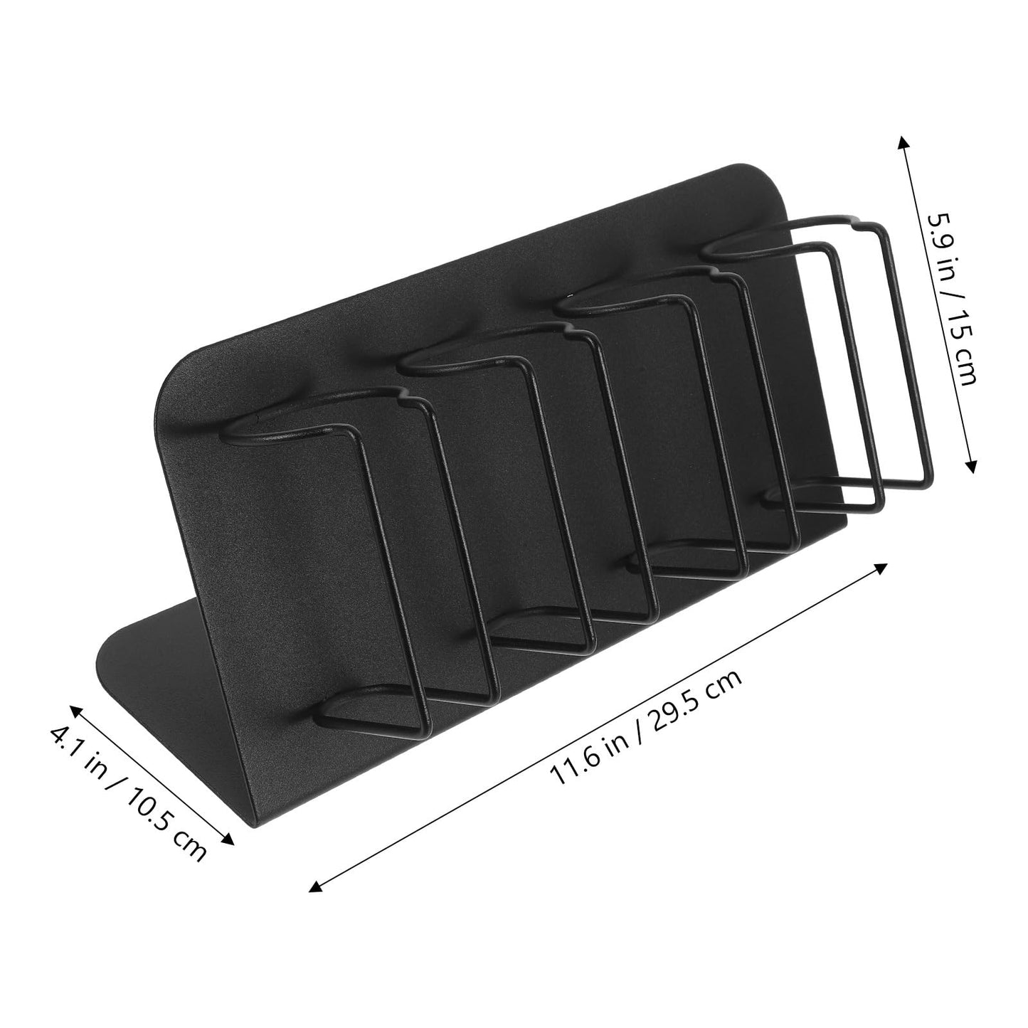 Alipis Hairdressing Tool Storage Rack, Stainless Steel Hair Trimmer Stand Barber Station Organizer Tabletop Razor Holder Shelf Holders Clipper Guard Racks for Barbers Salon Appliance