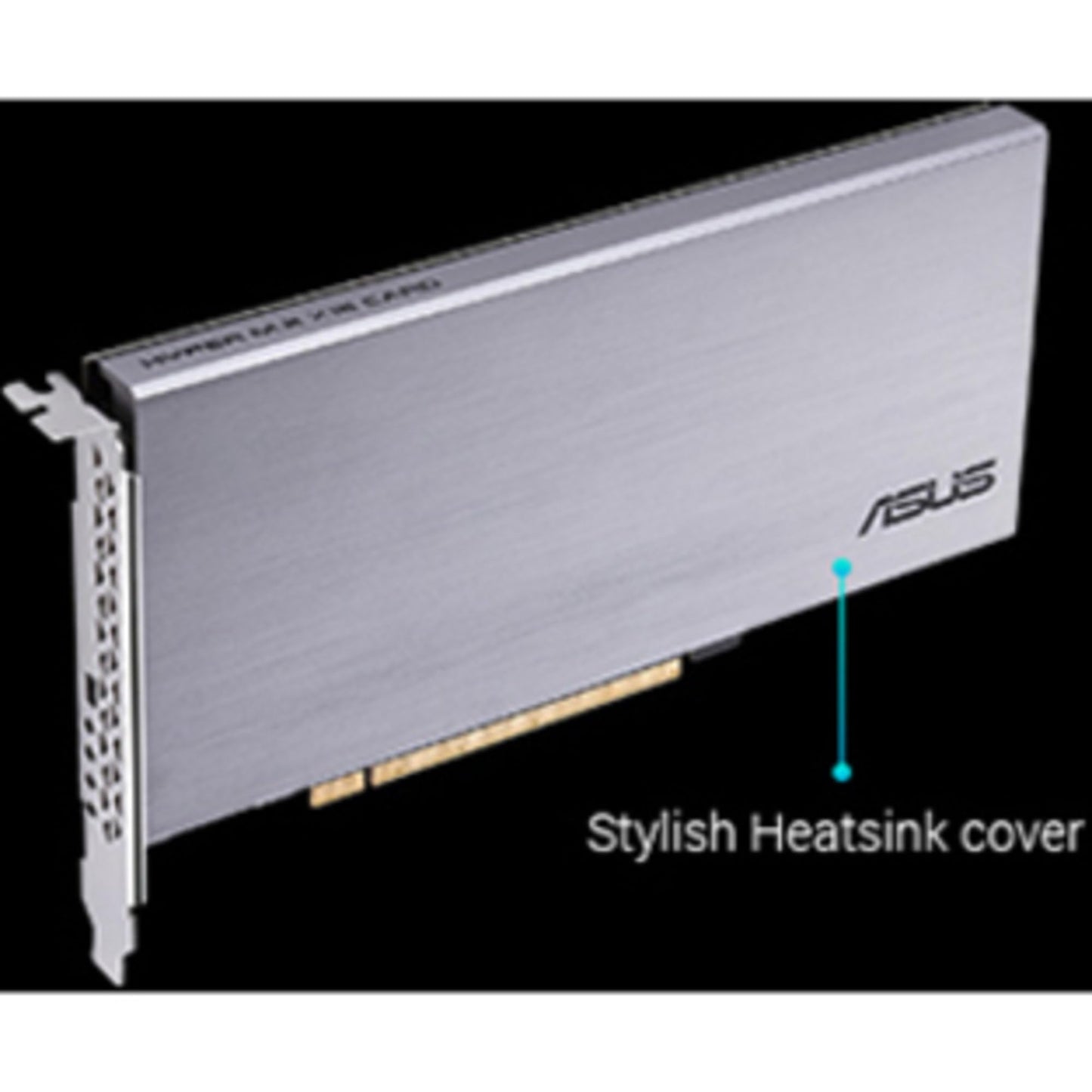 ASUS Hyper M.2 X16 PCIe 3.0 X4 Expansion Card V2 Supports 4 NVMe M.2 (2242/2260/2280/22110) Upto 128 Gbps for Intel VROC and AMD Ryzen Threadripper NVMe Raid
