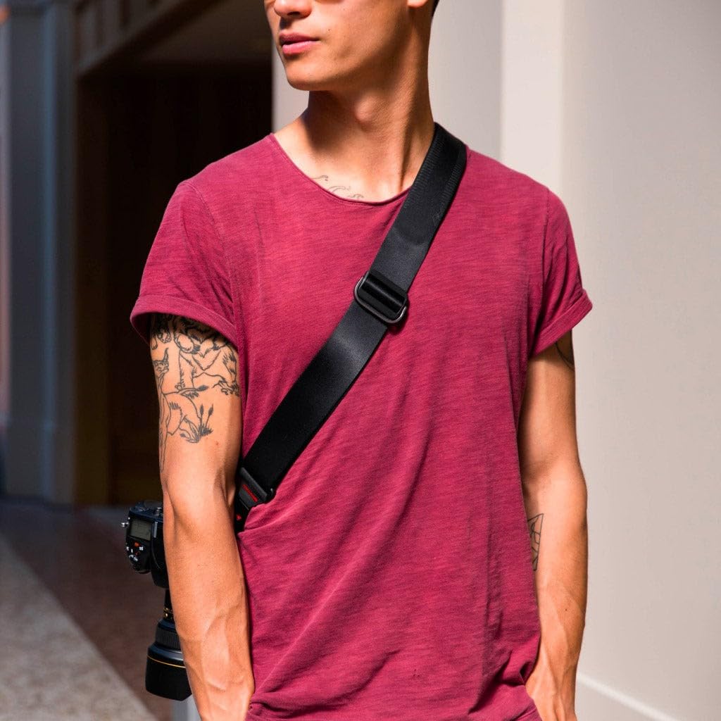 Peak Design Slide, Mirrorless Camera Strap, Black V3 (SL-BK-3)