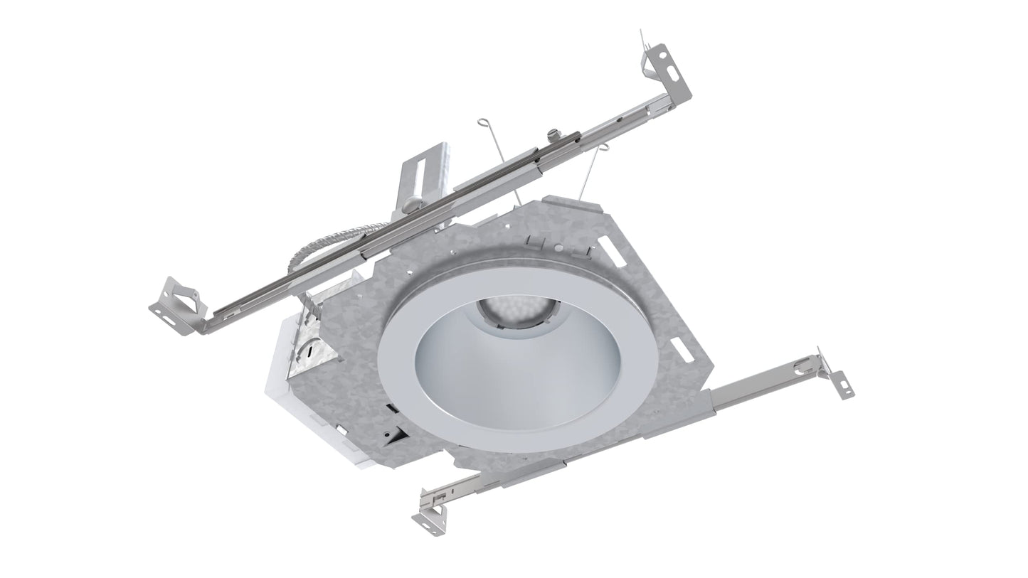 Lithonia Lighting LDN 6in. New Construction Downlight, Non-IC LED Housing, 2000LM, 3500K, 10% 0-10V Dimming